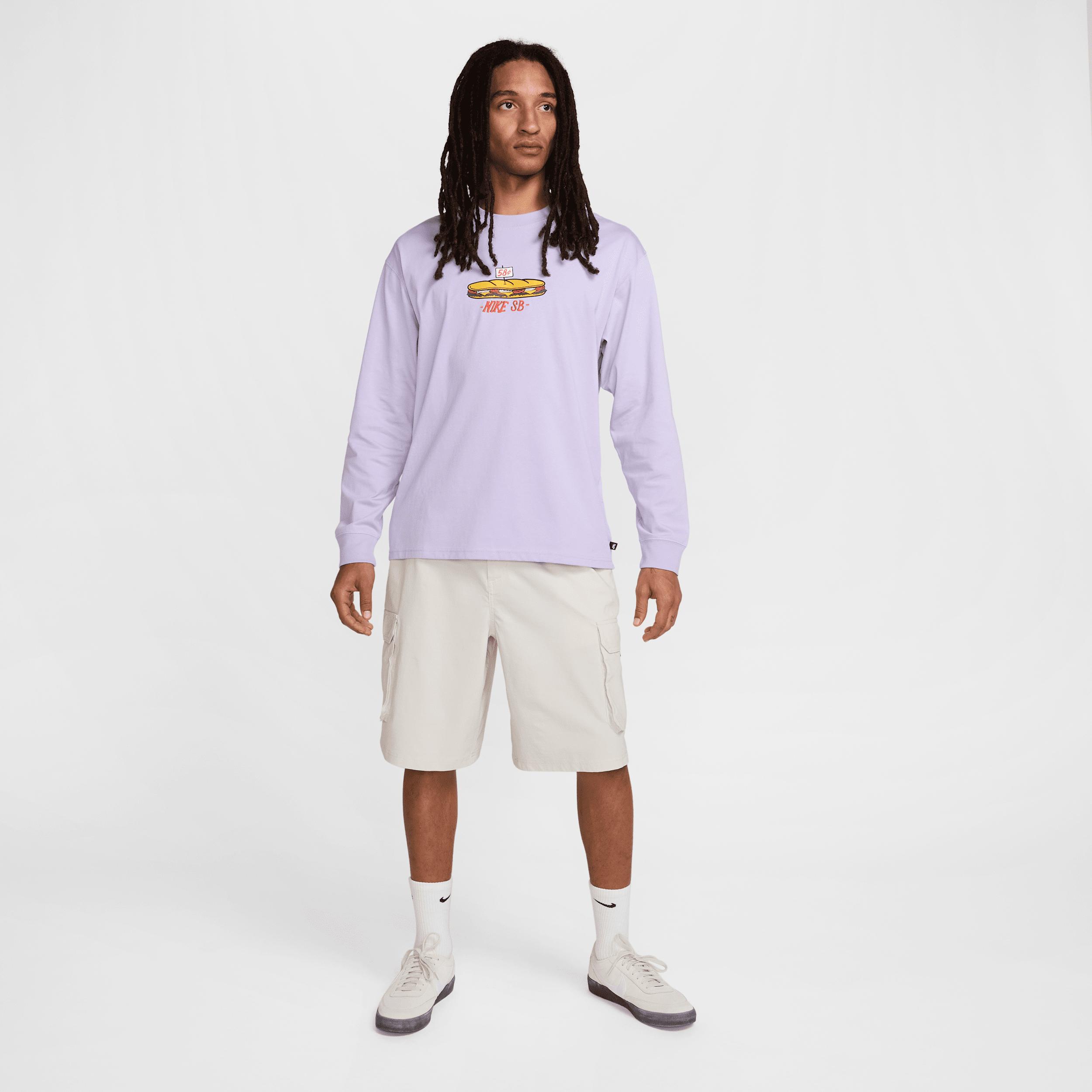 Mens Nike SB Long-Sleeved Max90 Skate T-Shirt | HJ0806-515 Product Image
