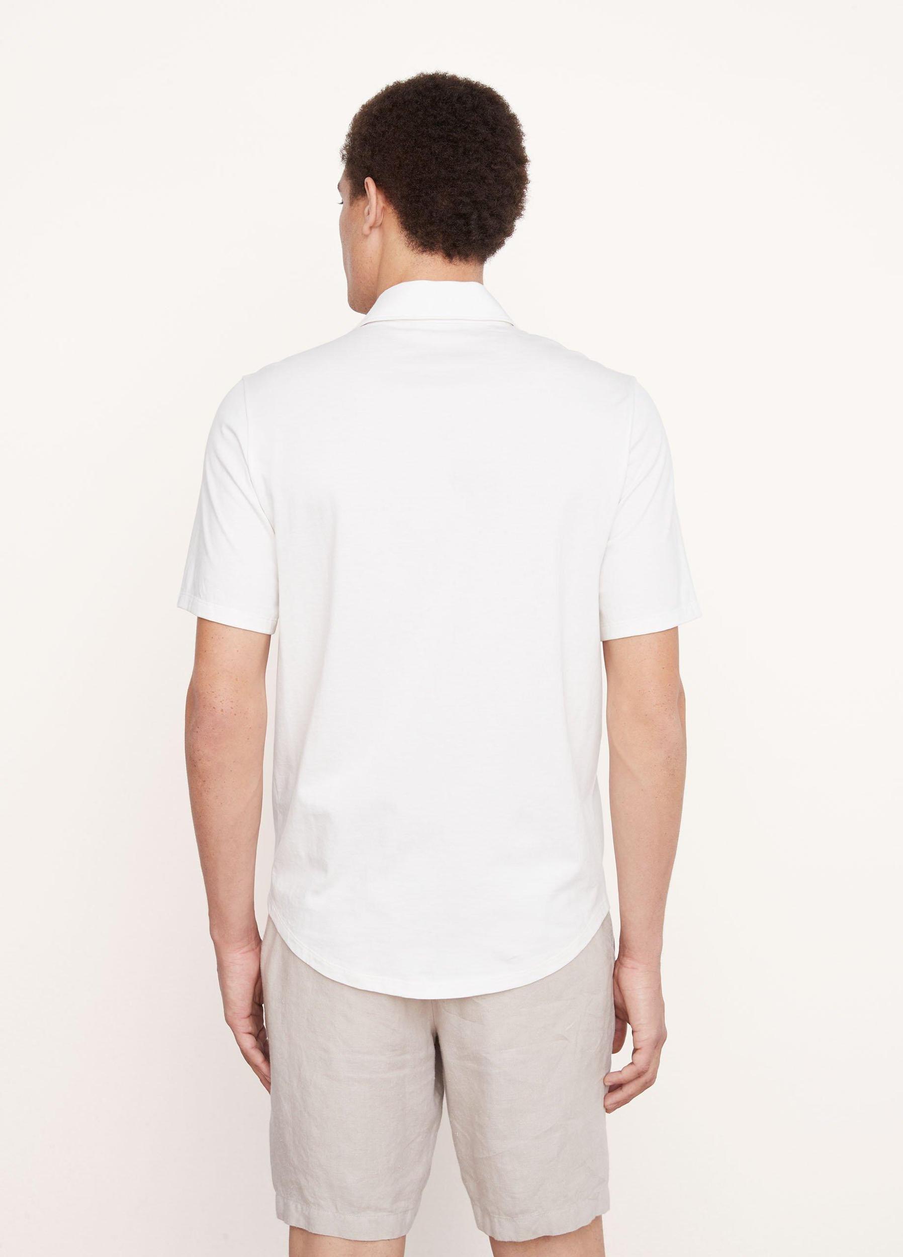 Pima Cotton Short Sleeve Button Down Shirt Product Image