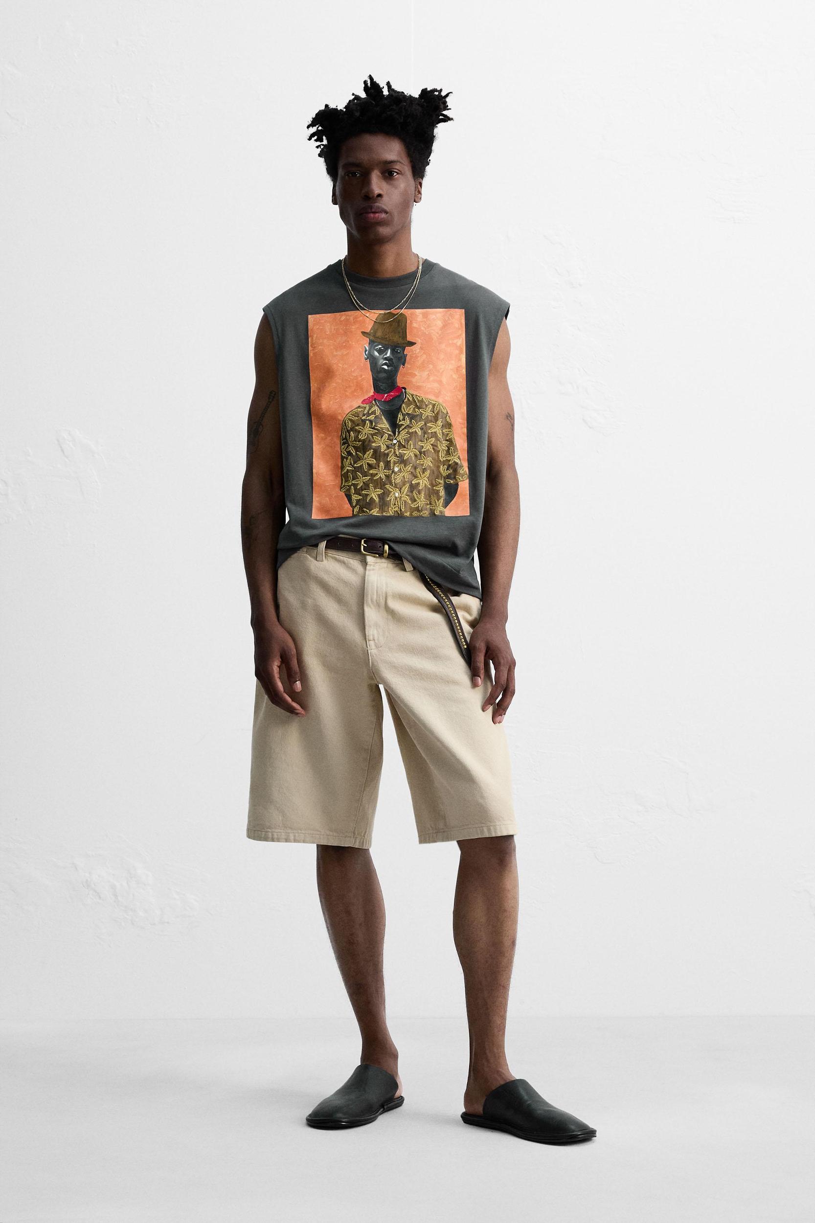 BAGGY FIT BERMUDA SHORTS © OTIS KWAME KYE QUAICOE Product Image