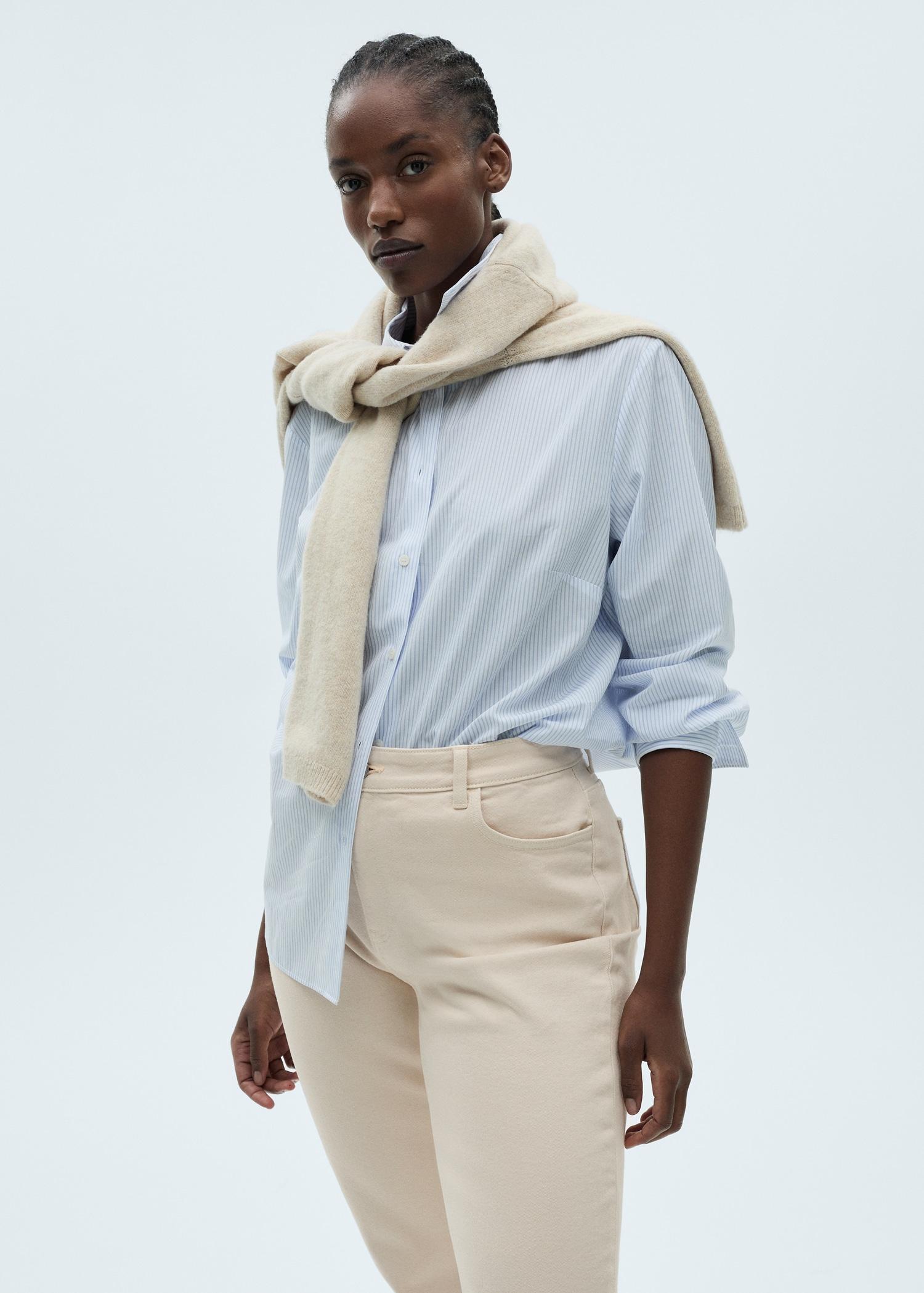 Newmom comfort high-rise jeans - Women | MANGO USA Product Image