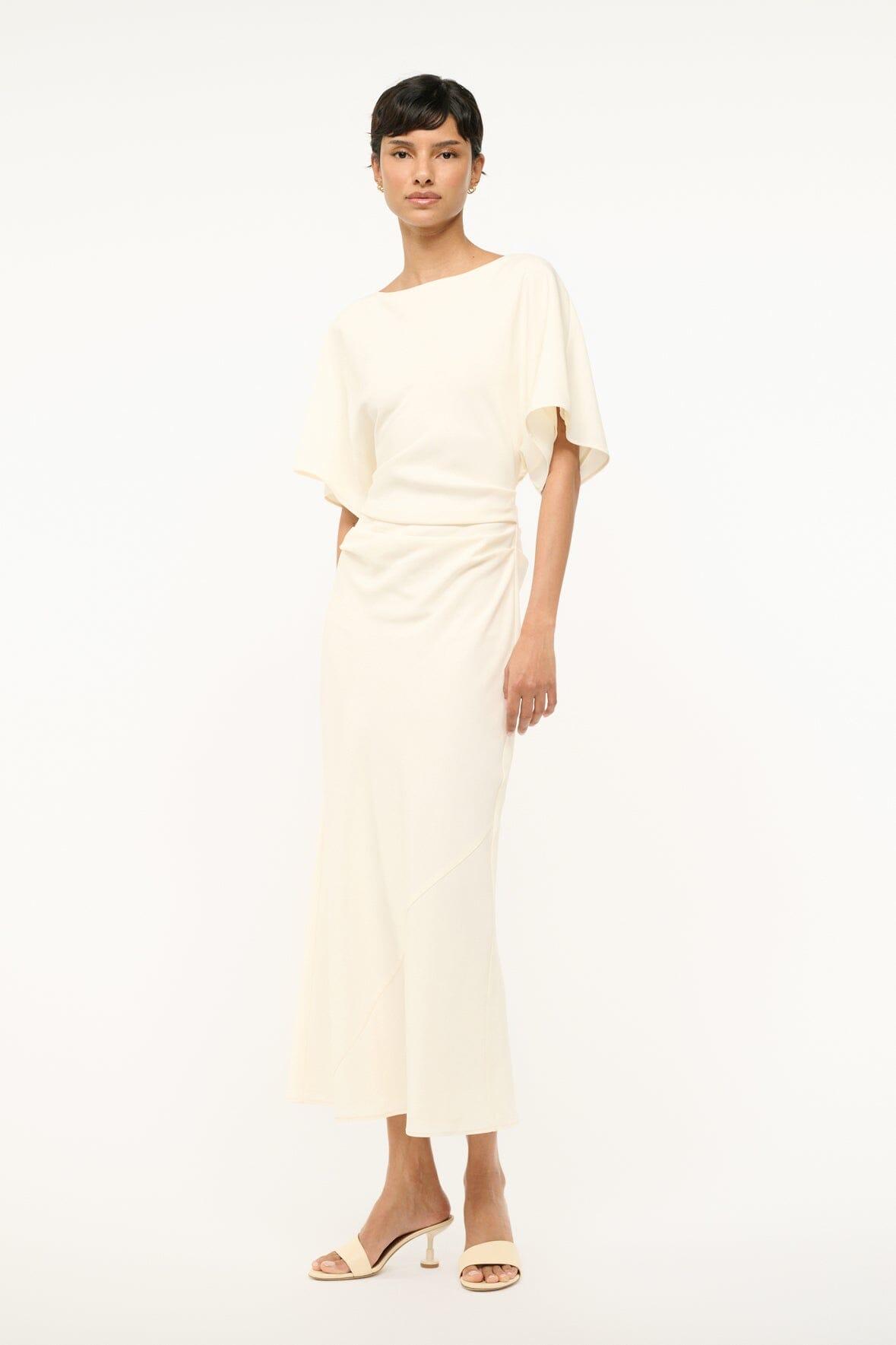 AMELIE MIDI DRESS | IVORY Product Image