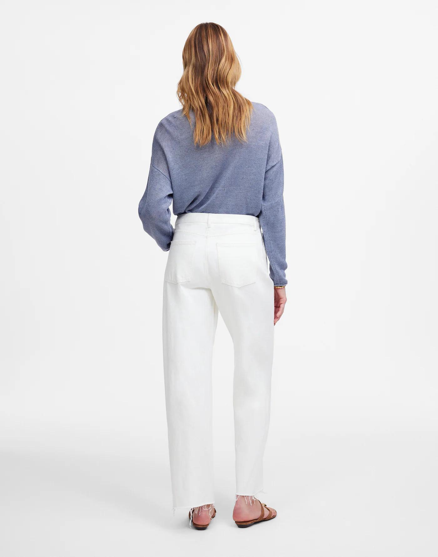 Tall Pieced Barrel-Leg Jeans Product Image