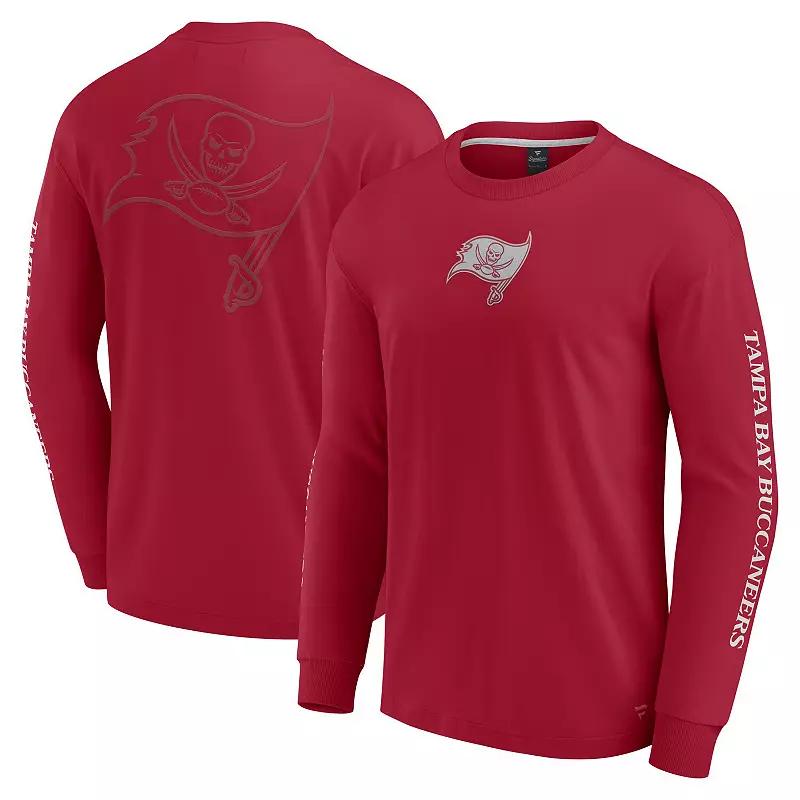 Unisex Fanatics Red Tampa Bay Buccaneers Elements Strive Long Sleeve T-Shirt, Adult Unisex,  Product Image