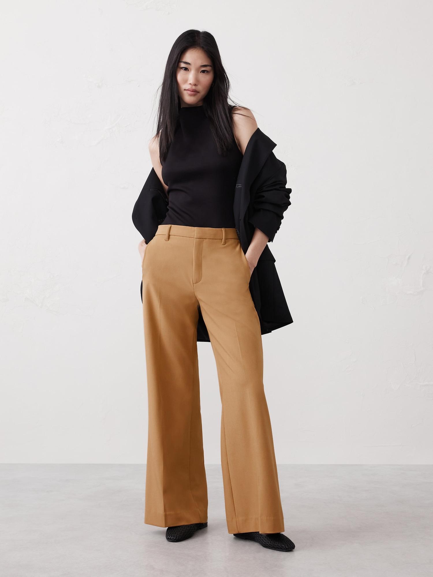Sculpted Wide-Leg Trouser Product Image