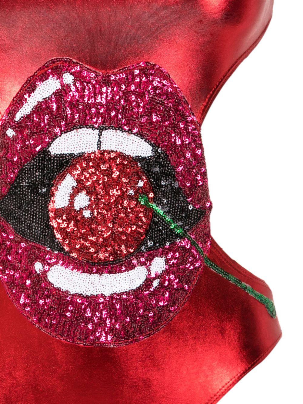 Carnaval/Festival Boca sequin-embellished one-piece Product Image