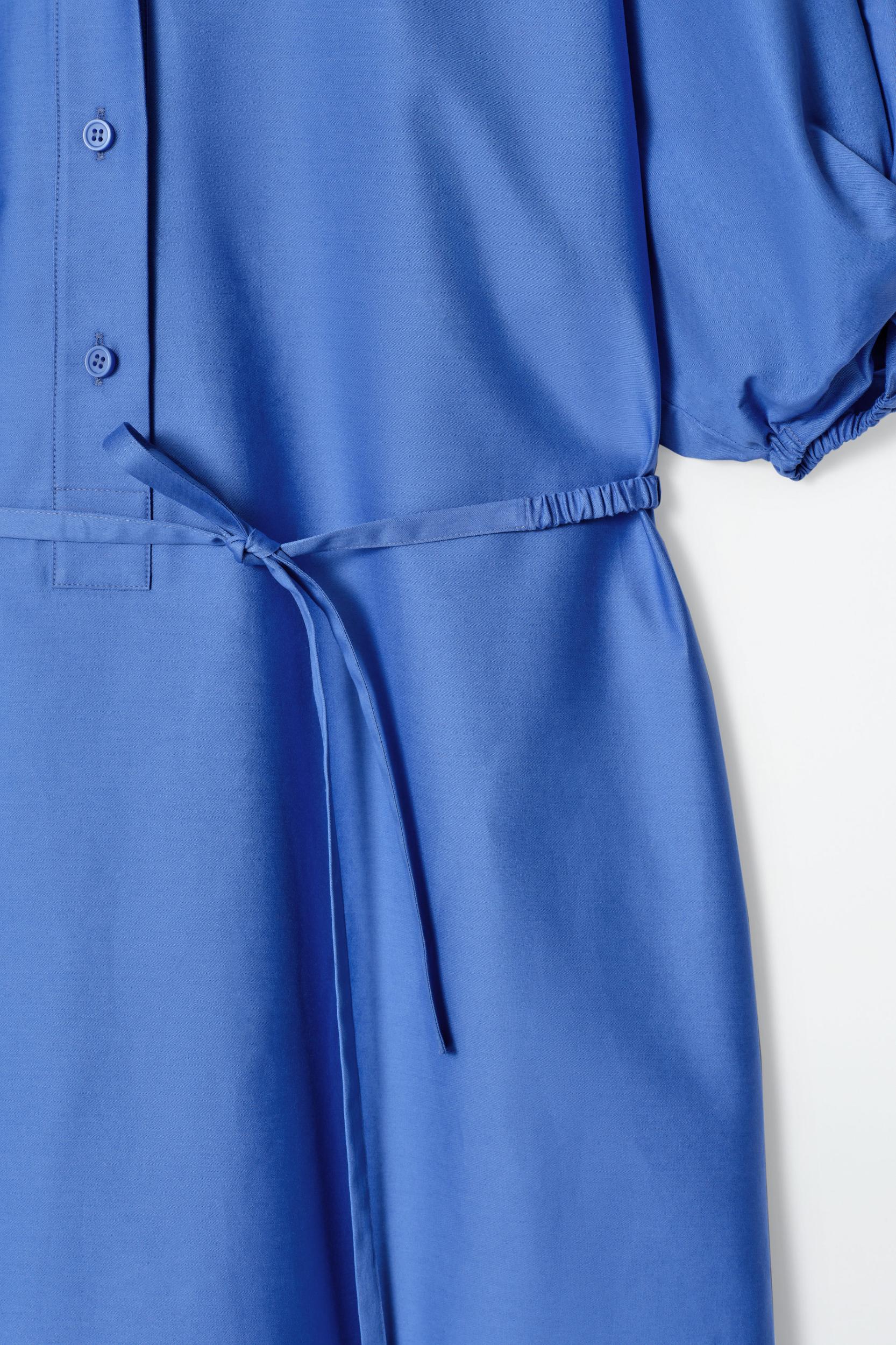 BELTED MIDI SHIRT DRESS Product Image