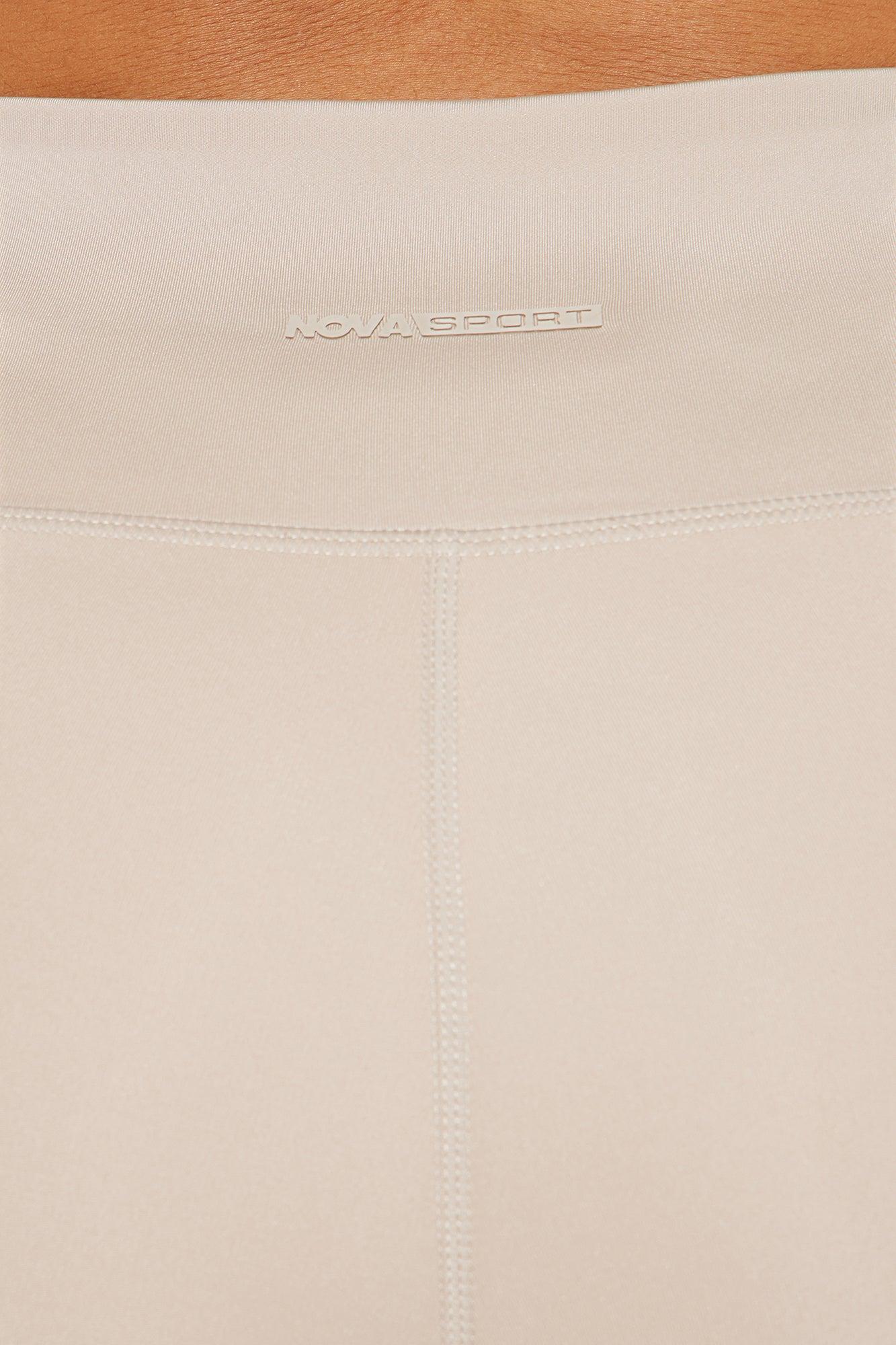 Vital Form 7/8 Elevate Active Legging - Light Taupe Product Image