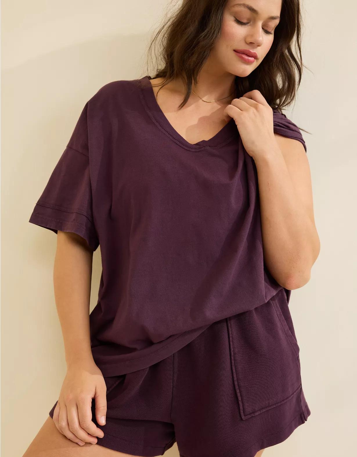 Aerie Voop Oversized Boyfriend T-Shirt Women's Product Image