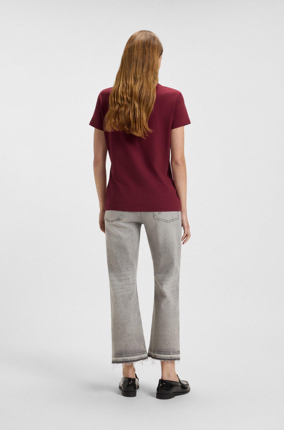 Cotton jersey T-shirt with handwritten-logo print Product Image