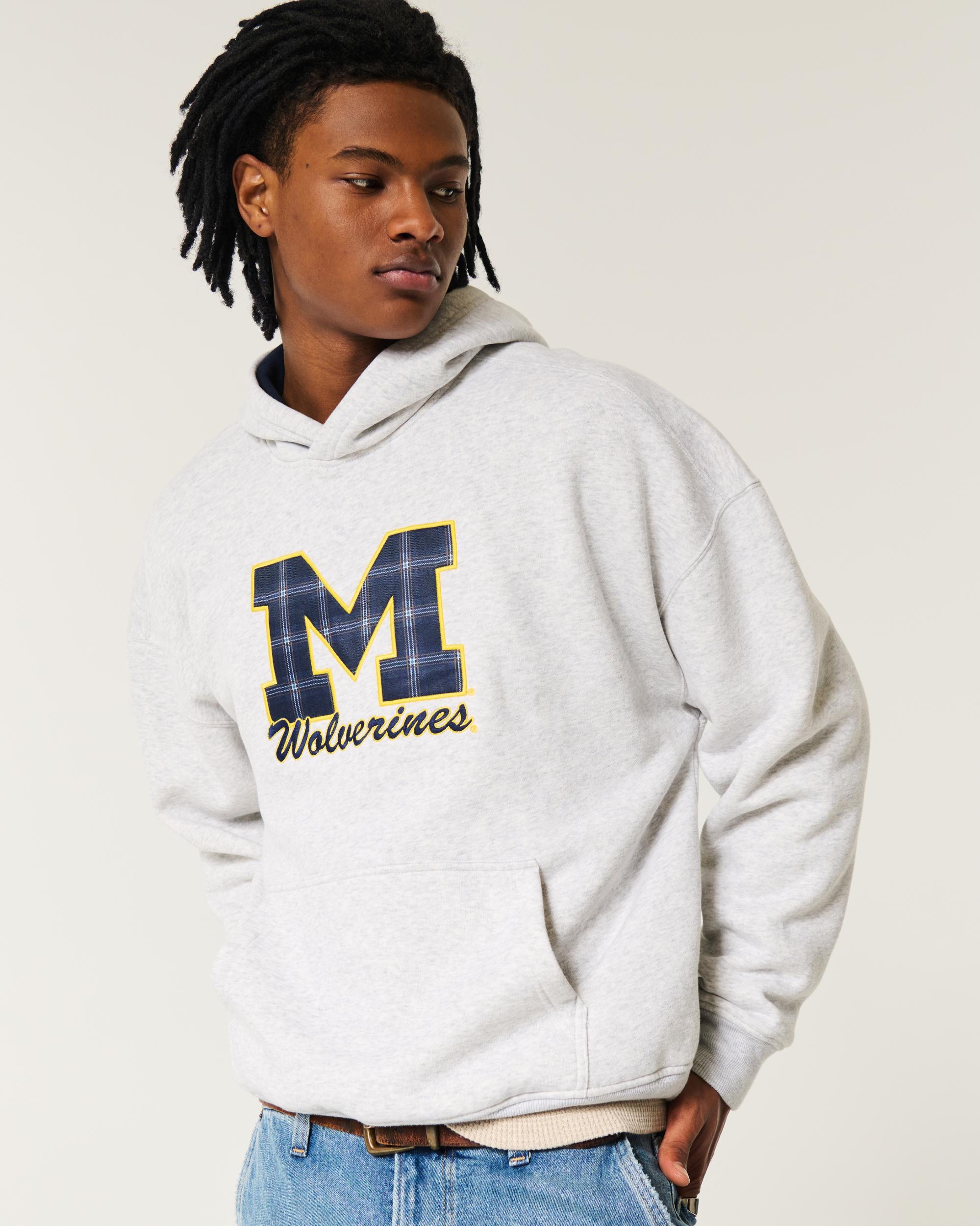 Boxy UConn Graphic Hoodie Product Image