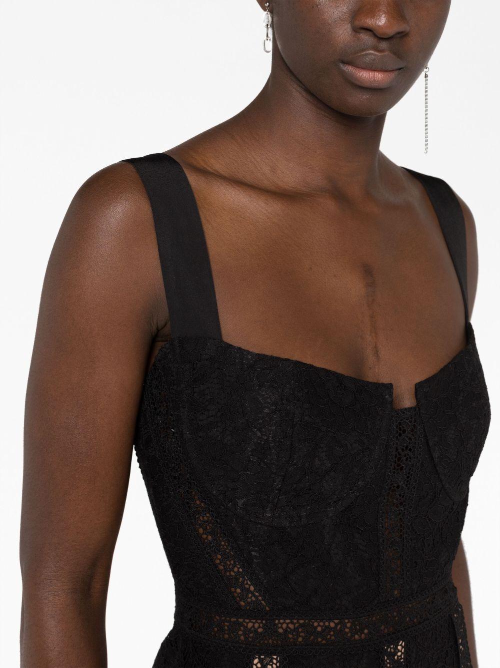 floral-lace midi dress Product Image