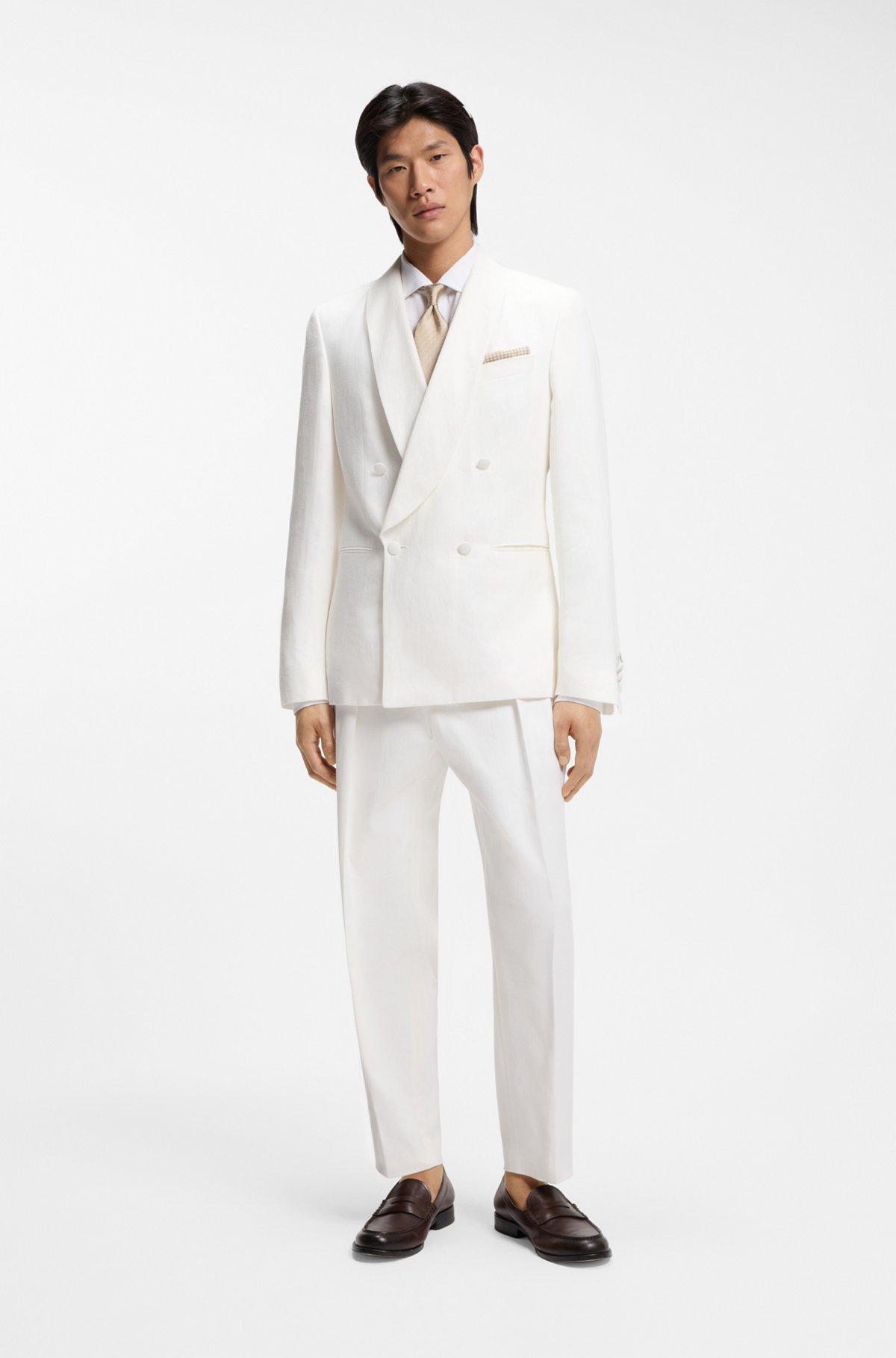 Regular-fit shirt in washed linen Product Image
