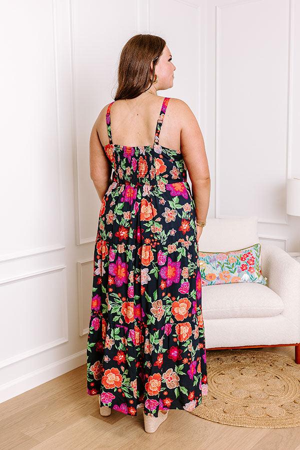 Fabulous Fiesta Floral Maxi Dress Curves Product Image