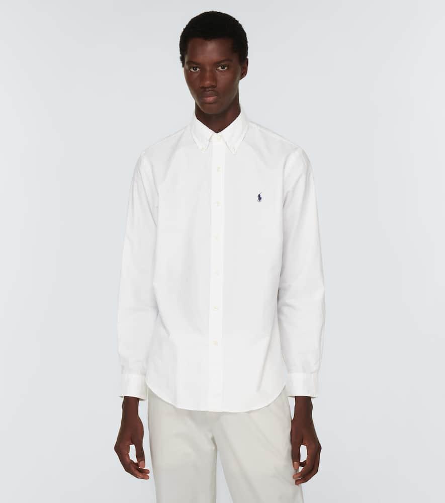 POLO RALPH LAUREN Long Sleeve Sport Shirt Clothing In White Product Image
