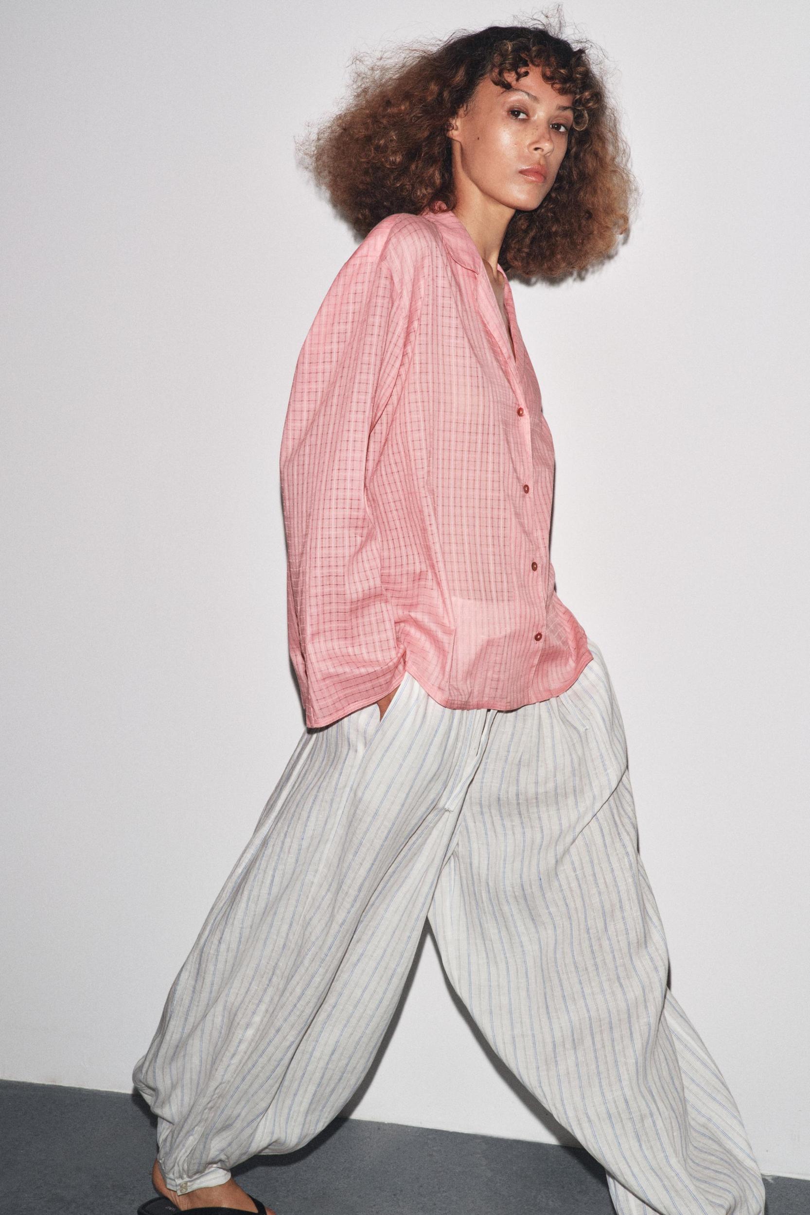 ZW COLLECTION PLAID PAJAMA SHIRT Product Image