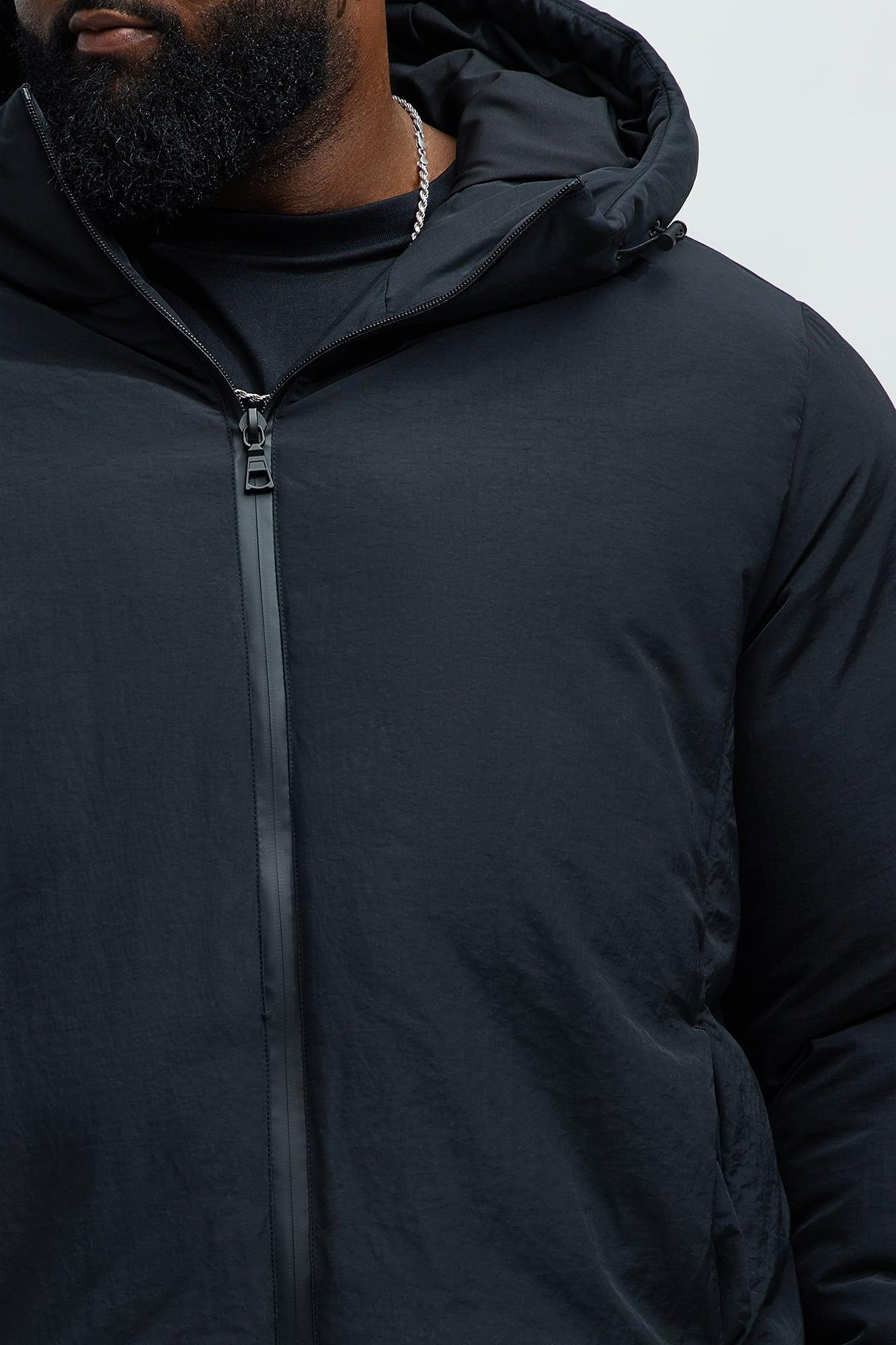 Jason Hooded Puffer Jacket - Black Product Image