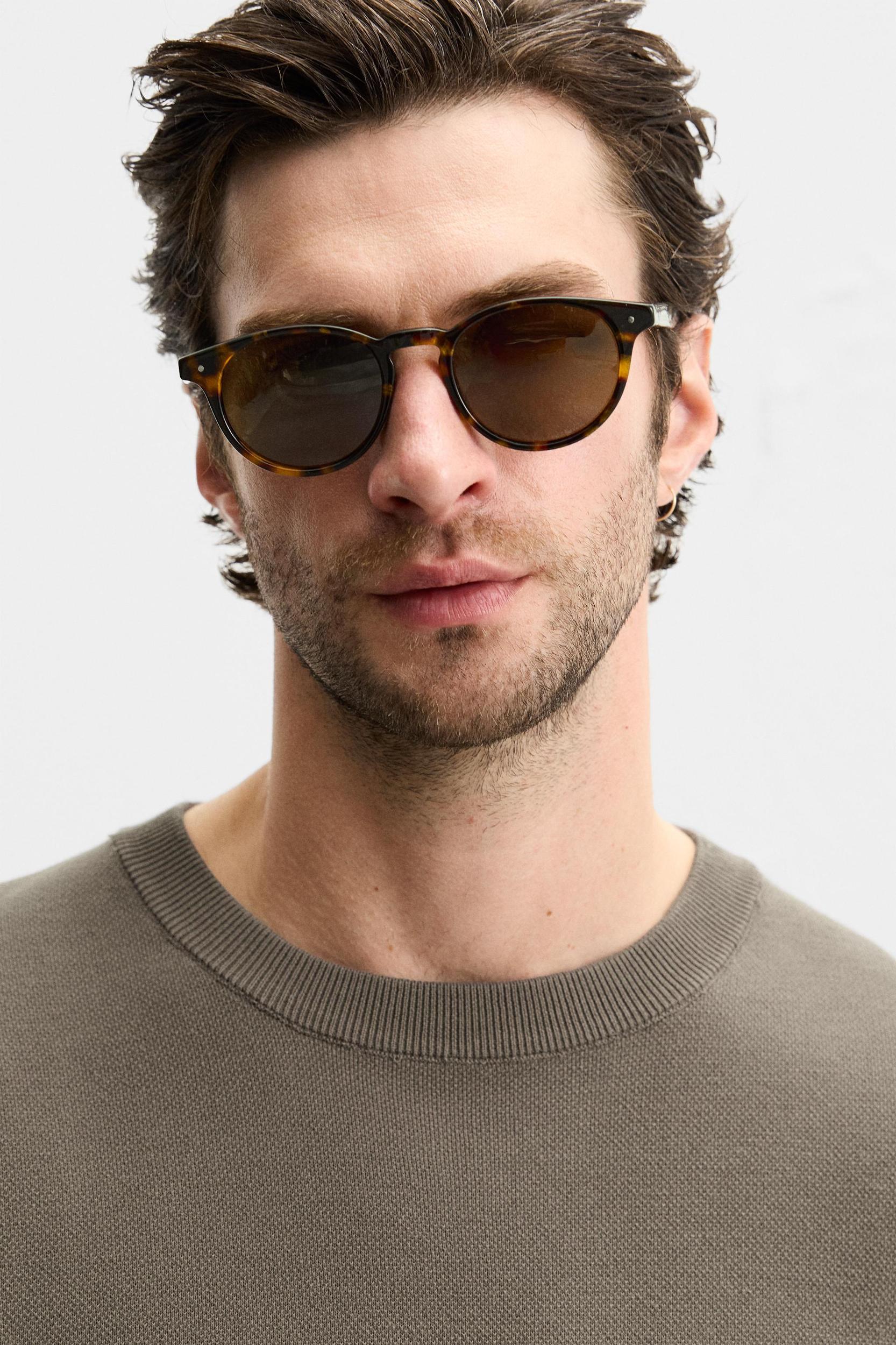 COTTON BLEND TEXTURED WEAVE SWEATER Product Image