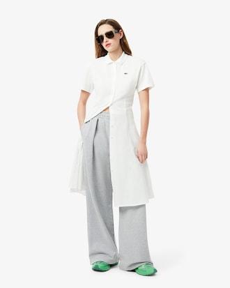 Women's Flared Mini-Piqué Polo Dress Product Image