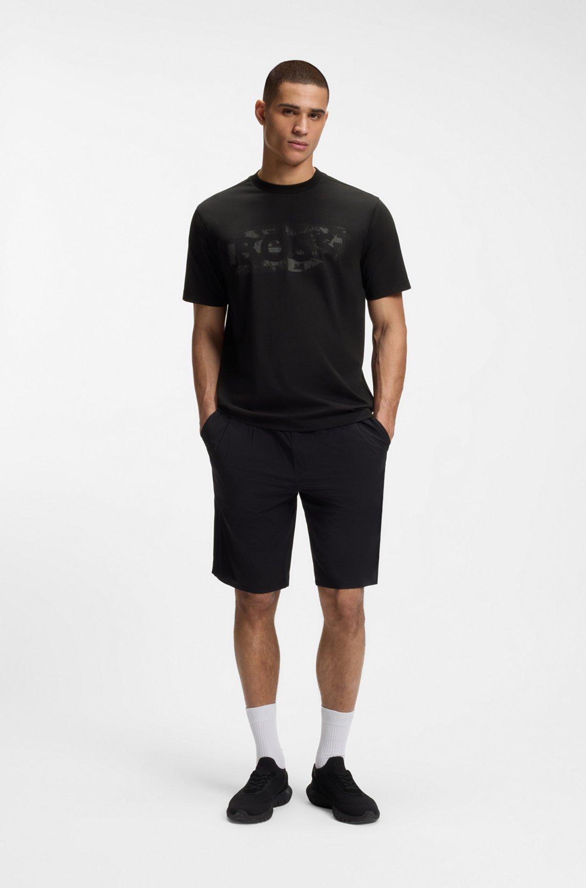 Logo-artwork T-shirt in stretch cotton Product Image