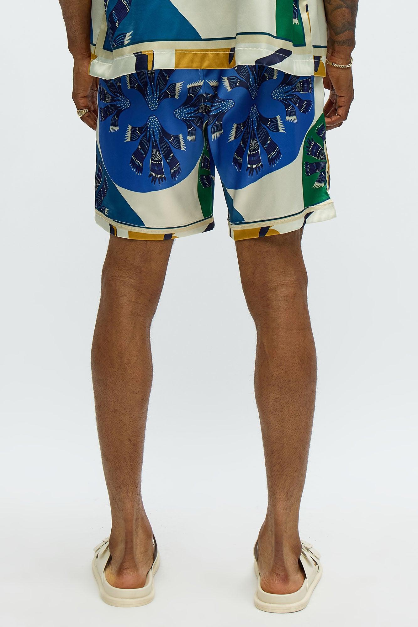 Relaxed Sea Vibe Shorts - Multi Color Male Product Image