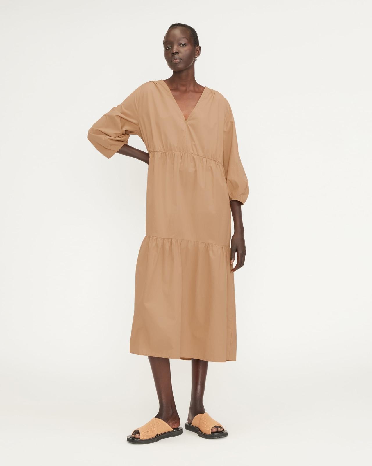 The Poplin Tiered Dress Product Image