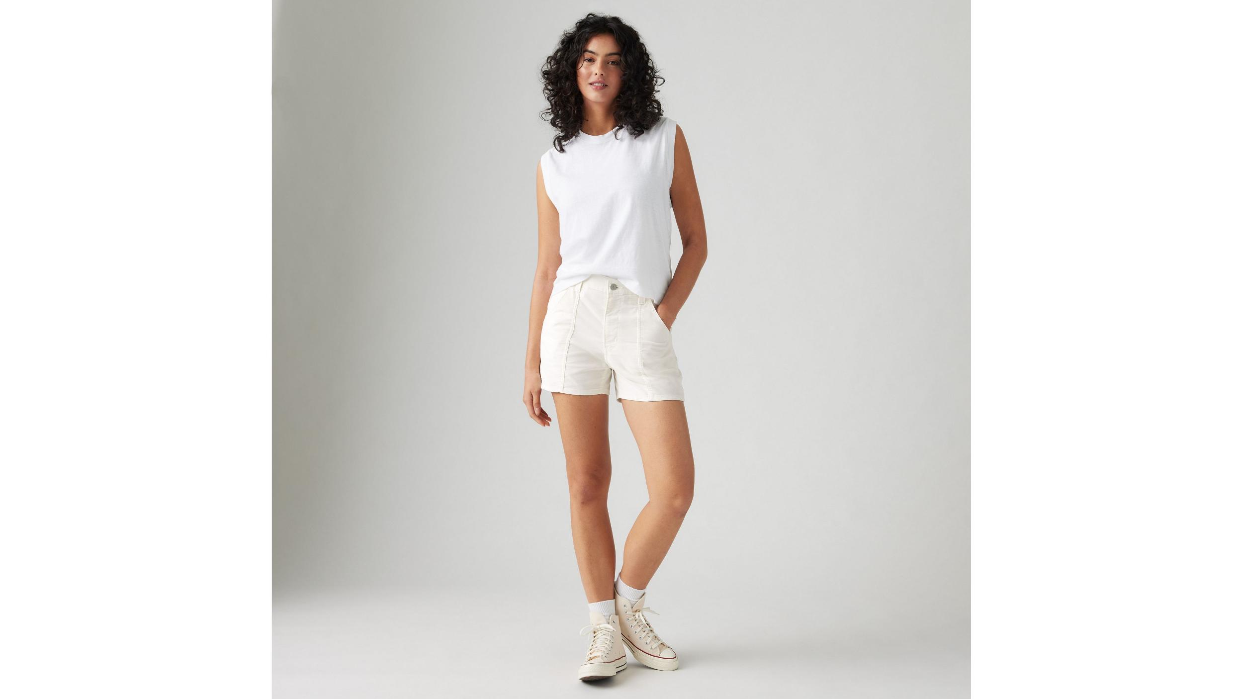 Lightweight Corduroy Carpenter Women's Shorts Product Image
