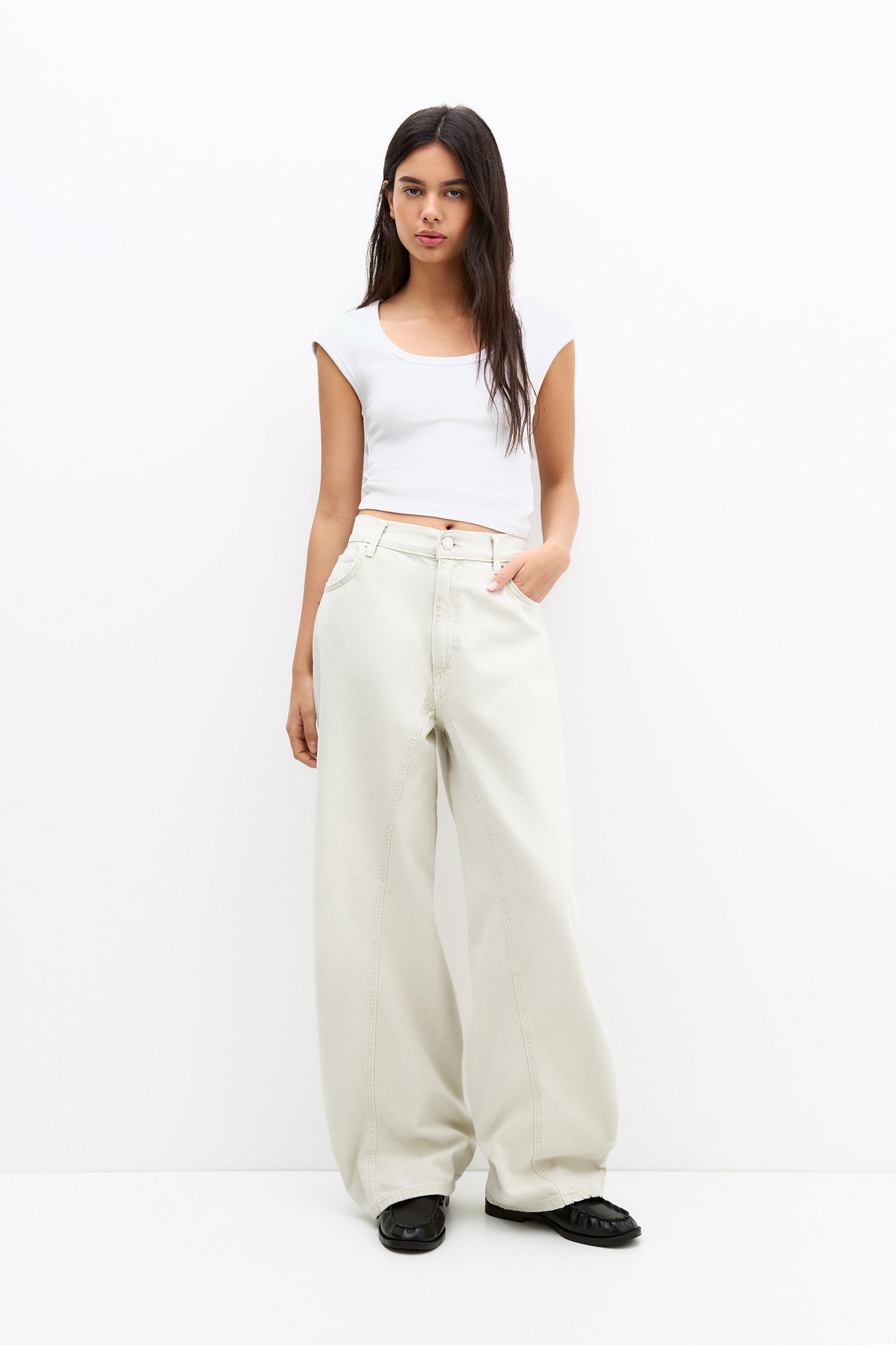 Toddler Girls' Animal Top and Bottom Set - Cat & Jack™ - Peach Orange 12M: Lightweight French Terry, Adjustable Waistband Product Image