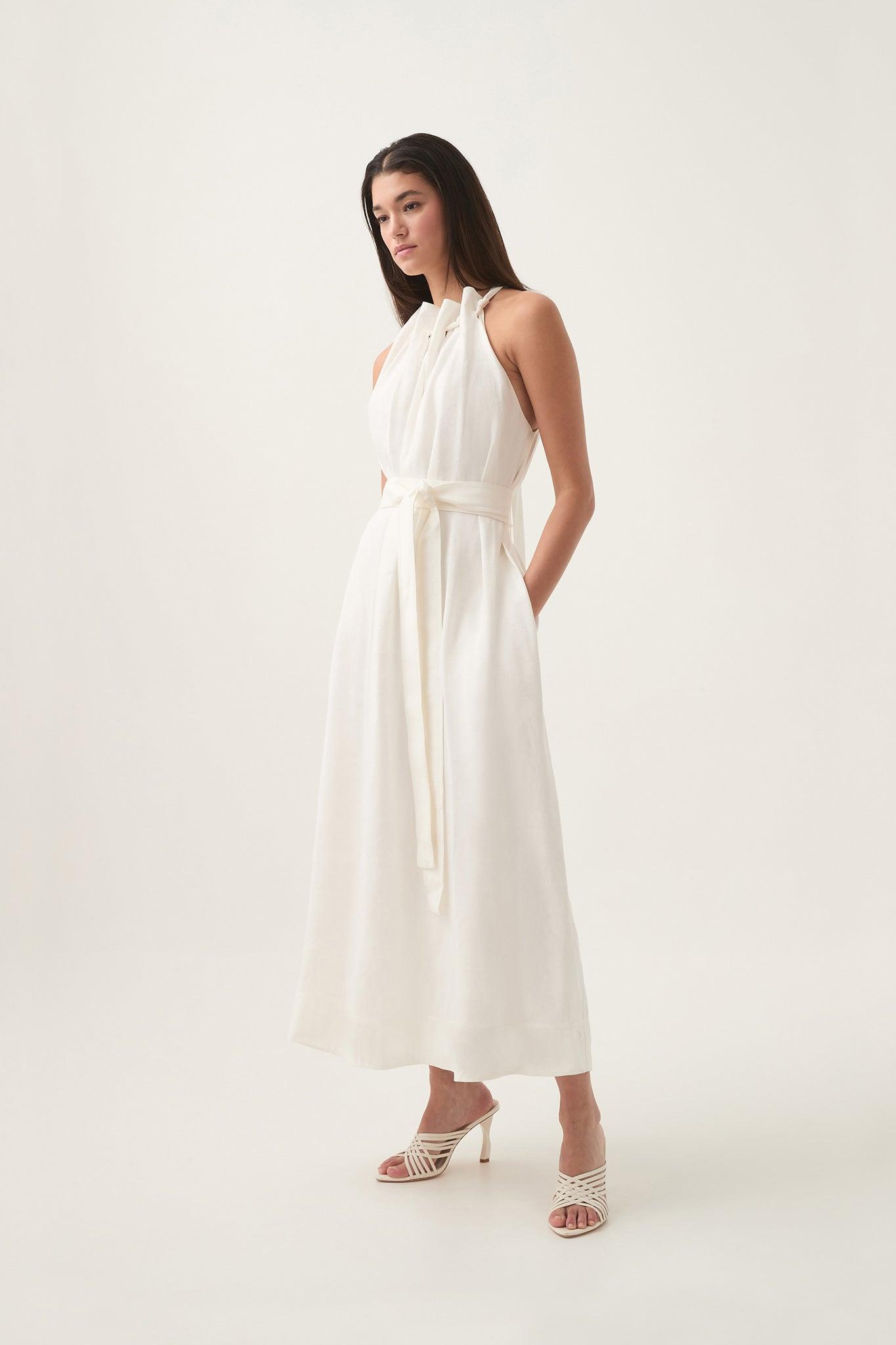 Primary Belted Midi Dress Product Image