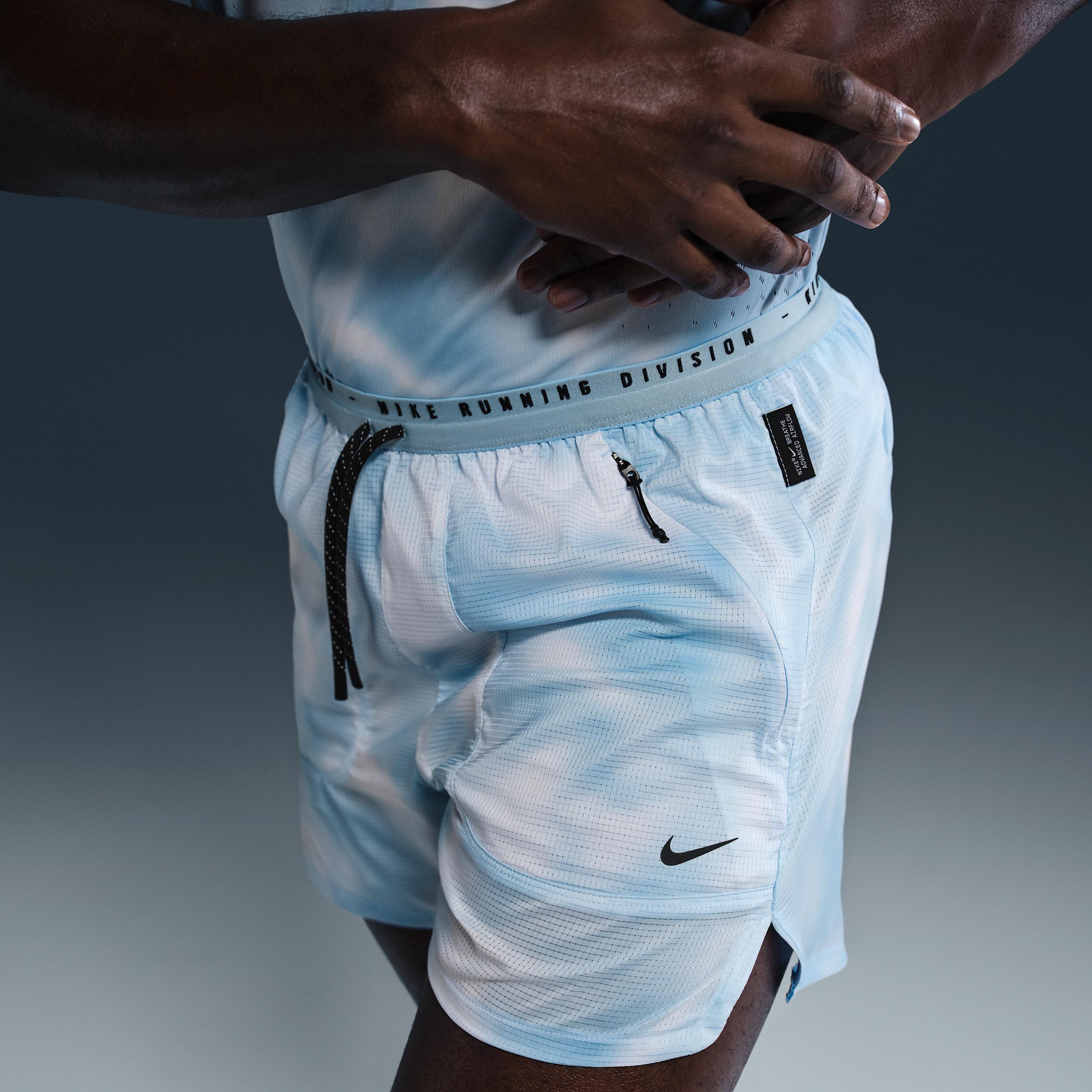 Nike Mens Running Division Breathe Dri-FIT ADV 4 Brief-Lined Running Shorts | HJ4150-422 Product Image