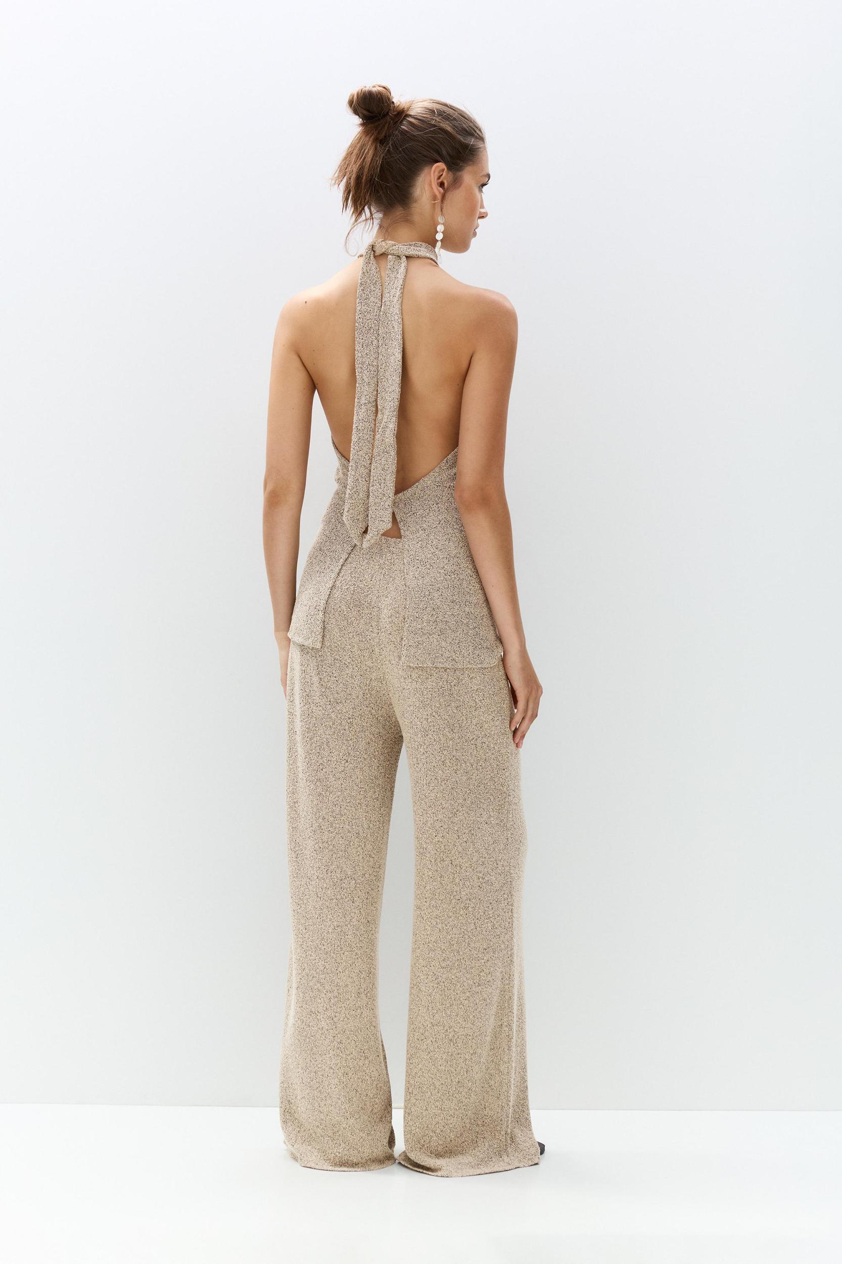 Knit halter top Product Image