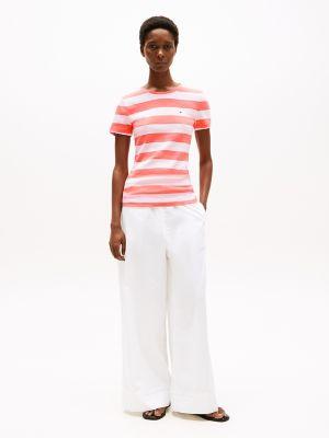 Rugby Stripe Crewneck T-Shirt Product Image