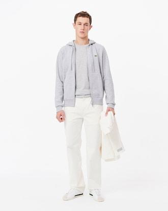 Men's Zip-Up Fleece Hoodie Product Image