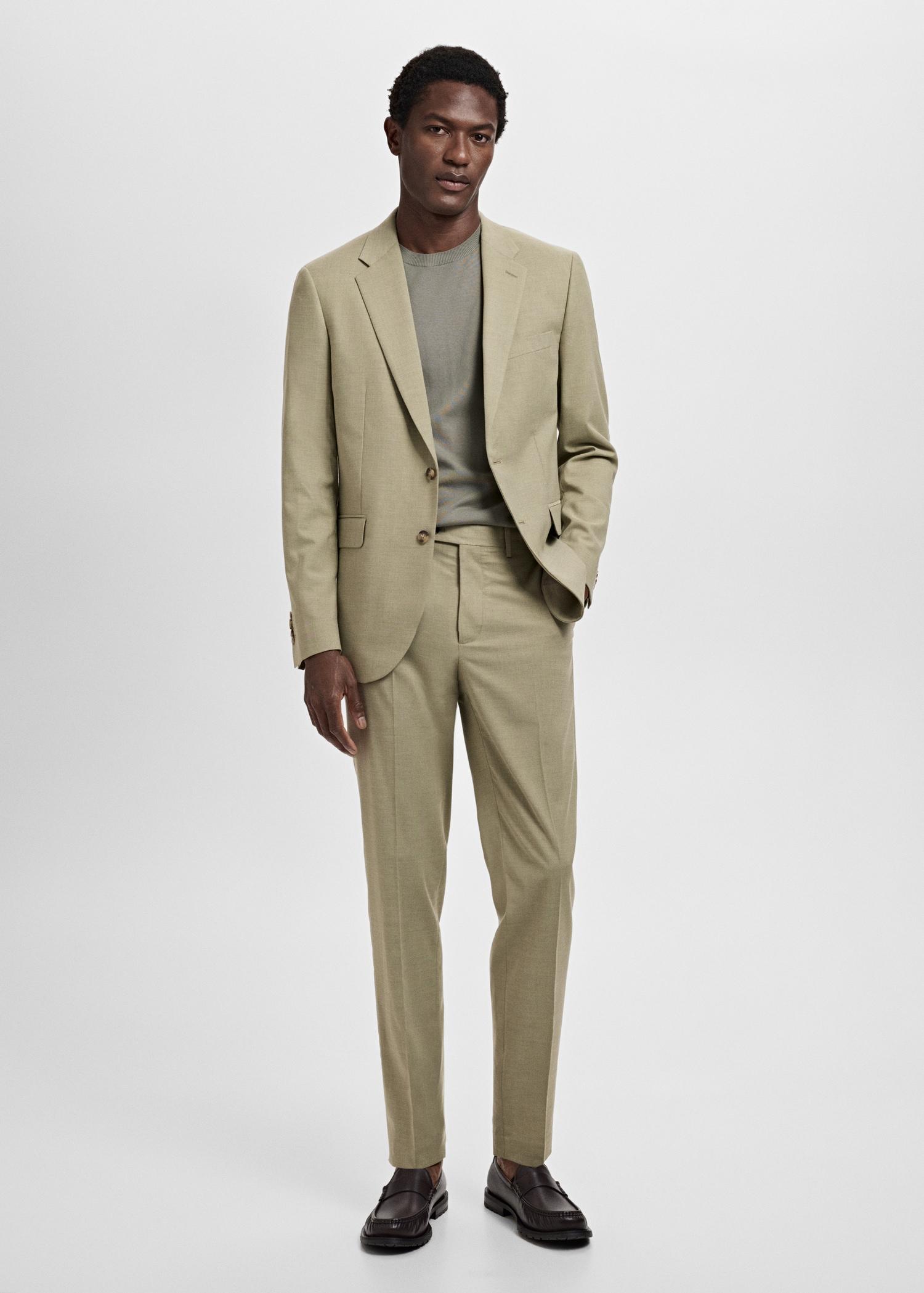 Milan slim-fit suit blazer - Men | MANGO USA Product Image