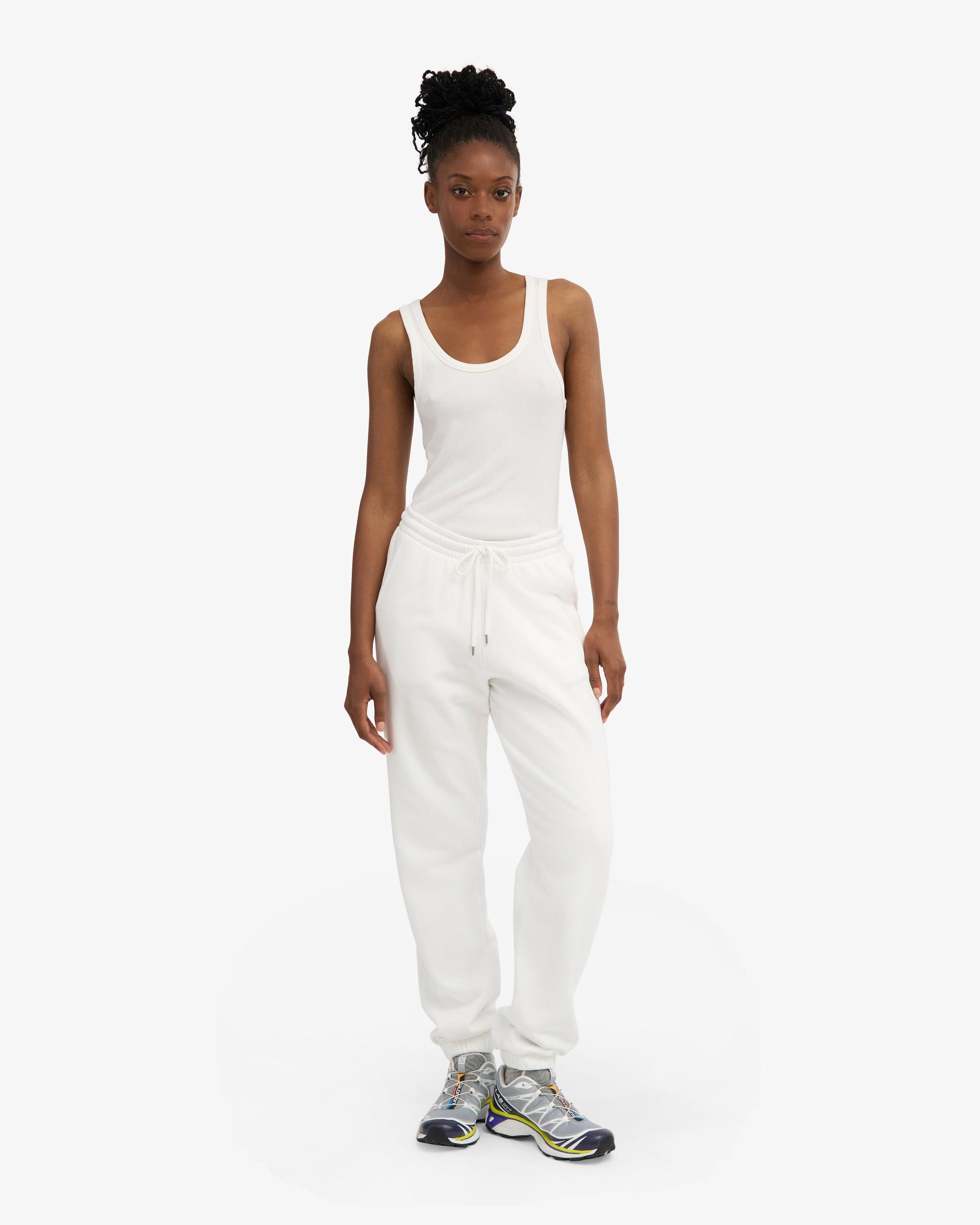 Organic Sweatpants - Optical White Product Image
