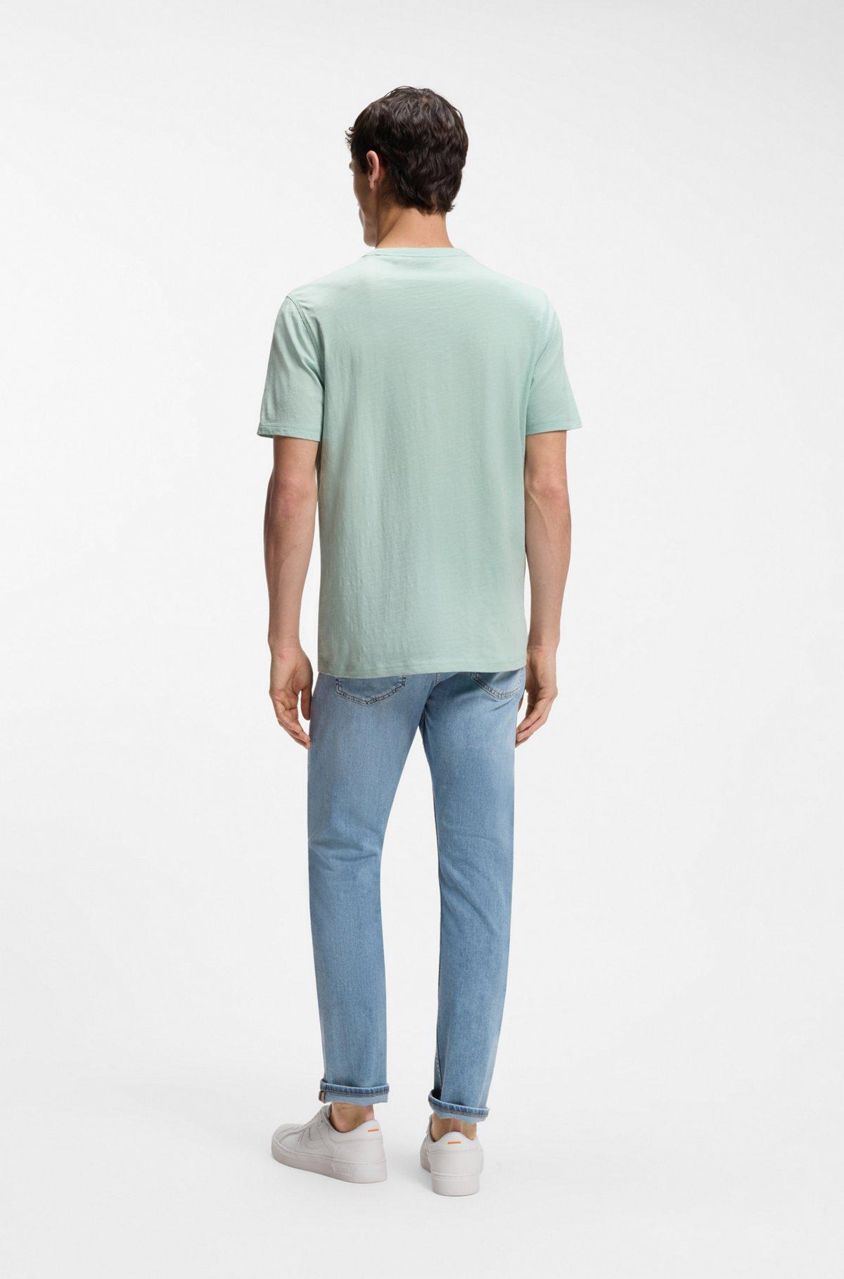 Cotton jersey T-shirt with logo detail Product Image