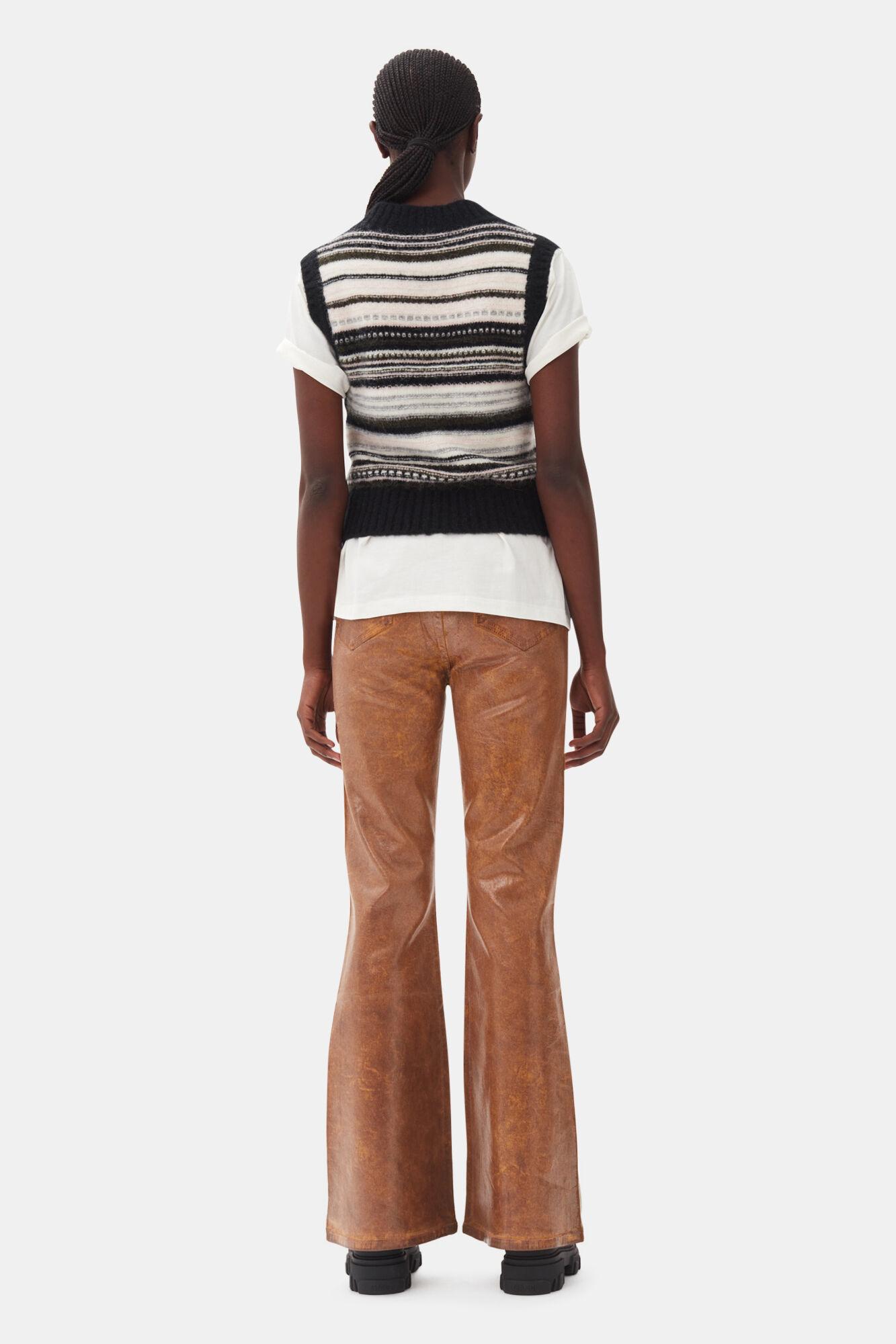 Black Stripe Vest Product Image