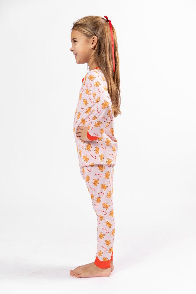 Kid's Under The Stars In Neutral Gingerbread Pajama Set Macy Blackwell X Pink Lily FINAL SALE Product Image