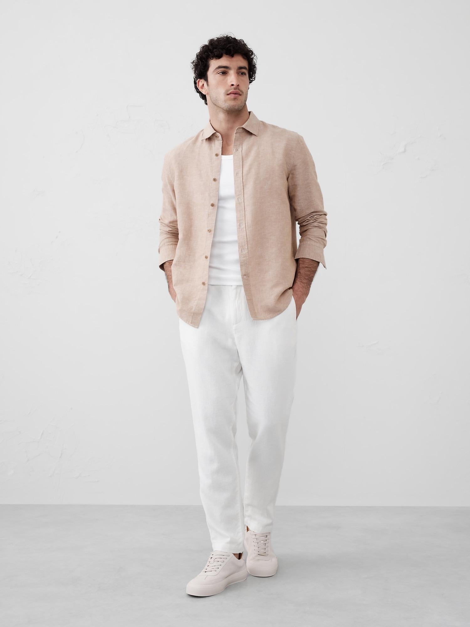 Athletic Linen-Blend Pant Product Image