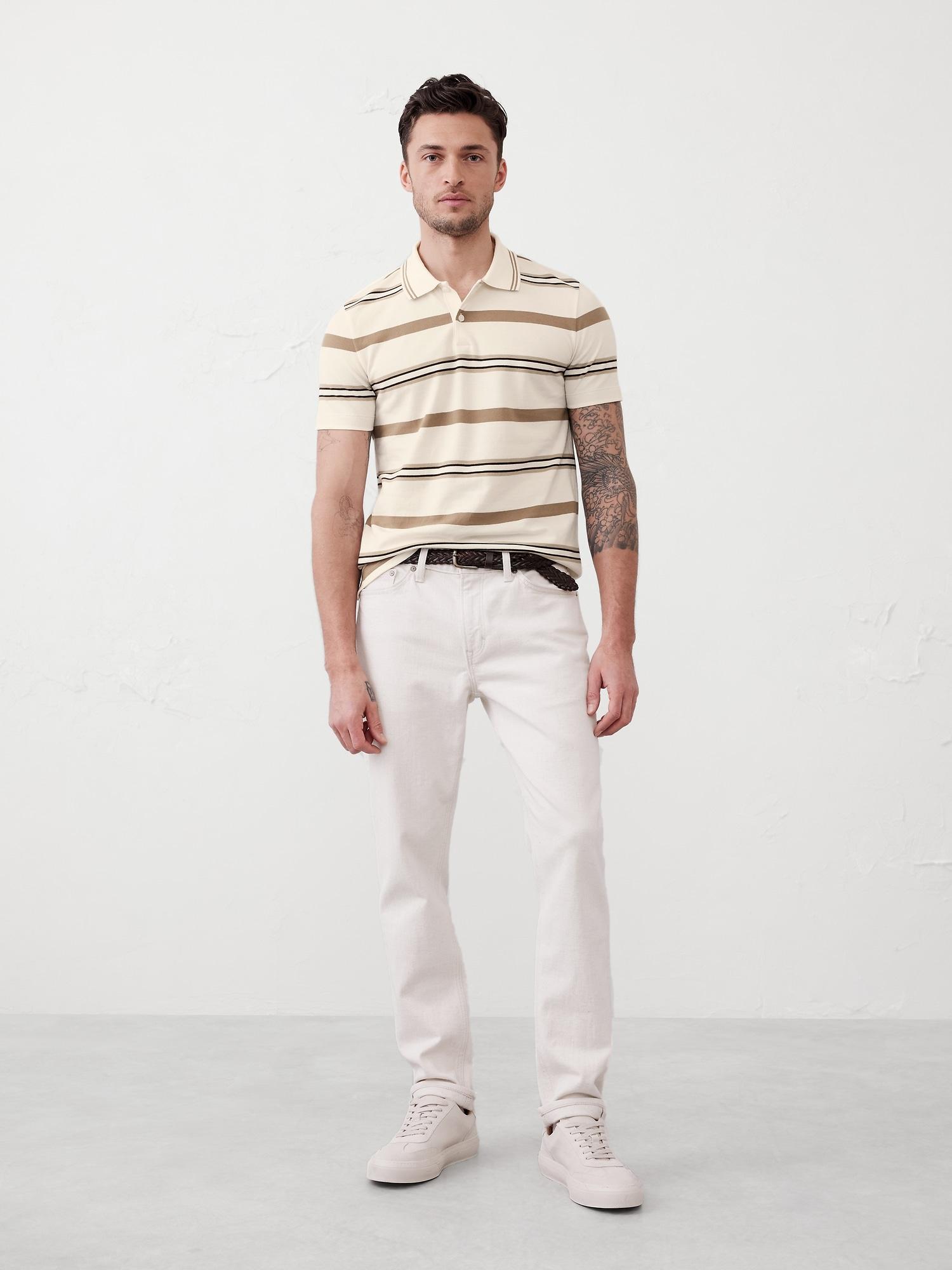 Slim Cotton Pique Polo Product Image