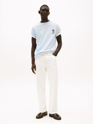 Palm Tree Logo Slub Cotton T-Shirt Product Image