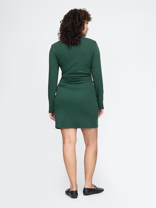 Modern Rib Mockneck Mini Dress Product Image