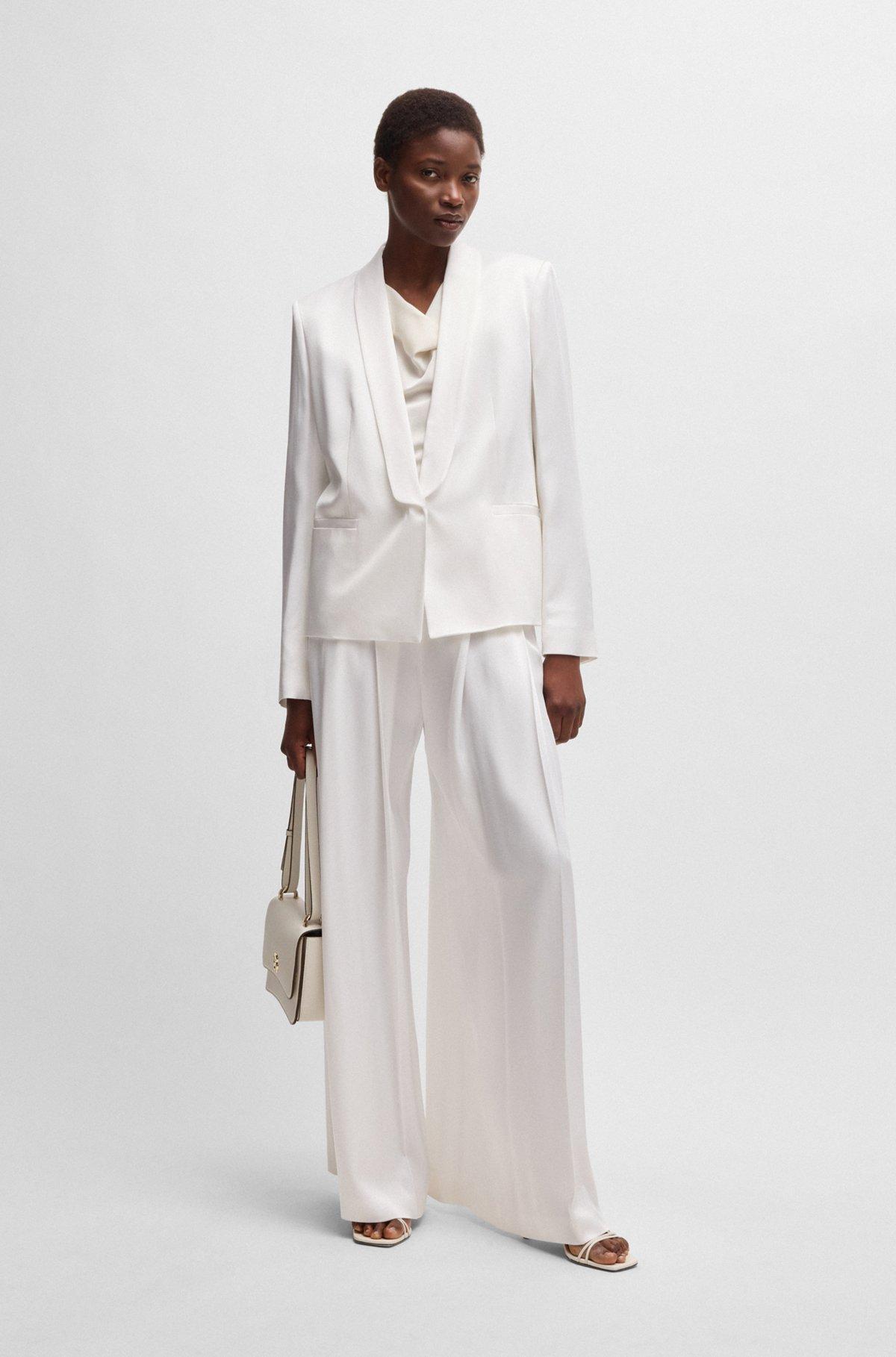 Relaxed-fit trousers with front pleats Product Image