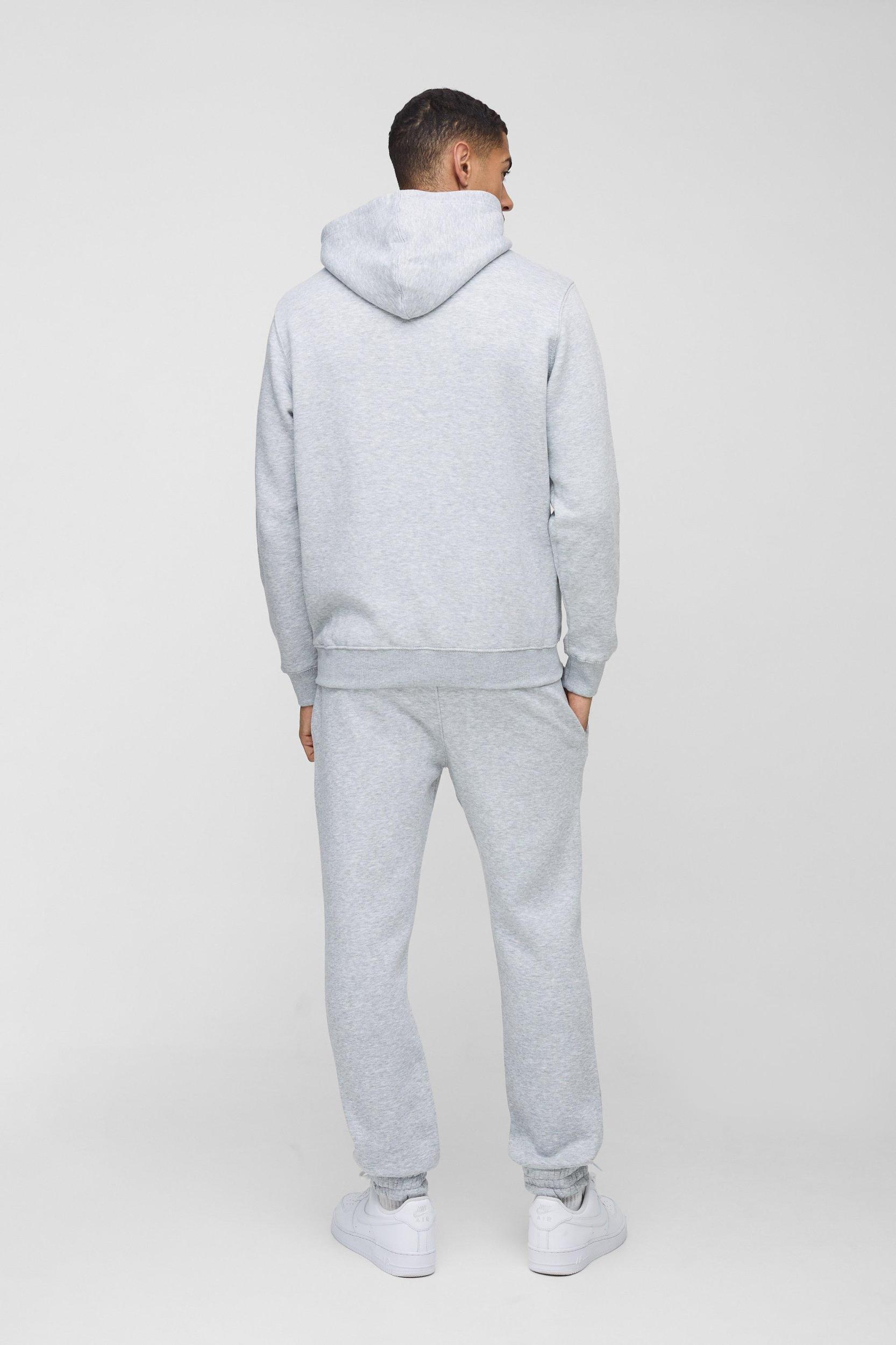 Regular Fit Western Varsity Printed Hooded Tracksuit | boohooMAN USA Product Image