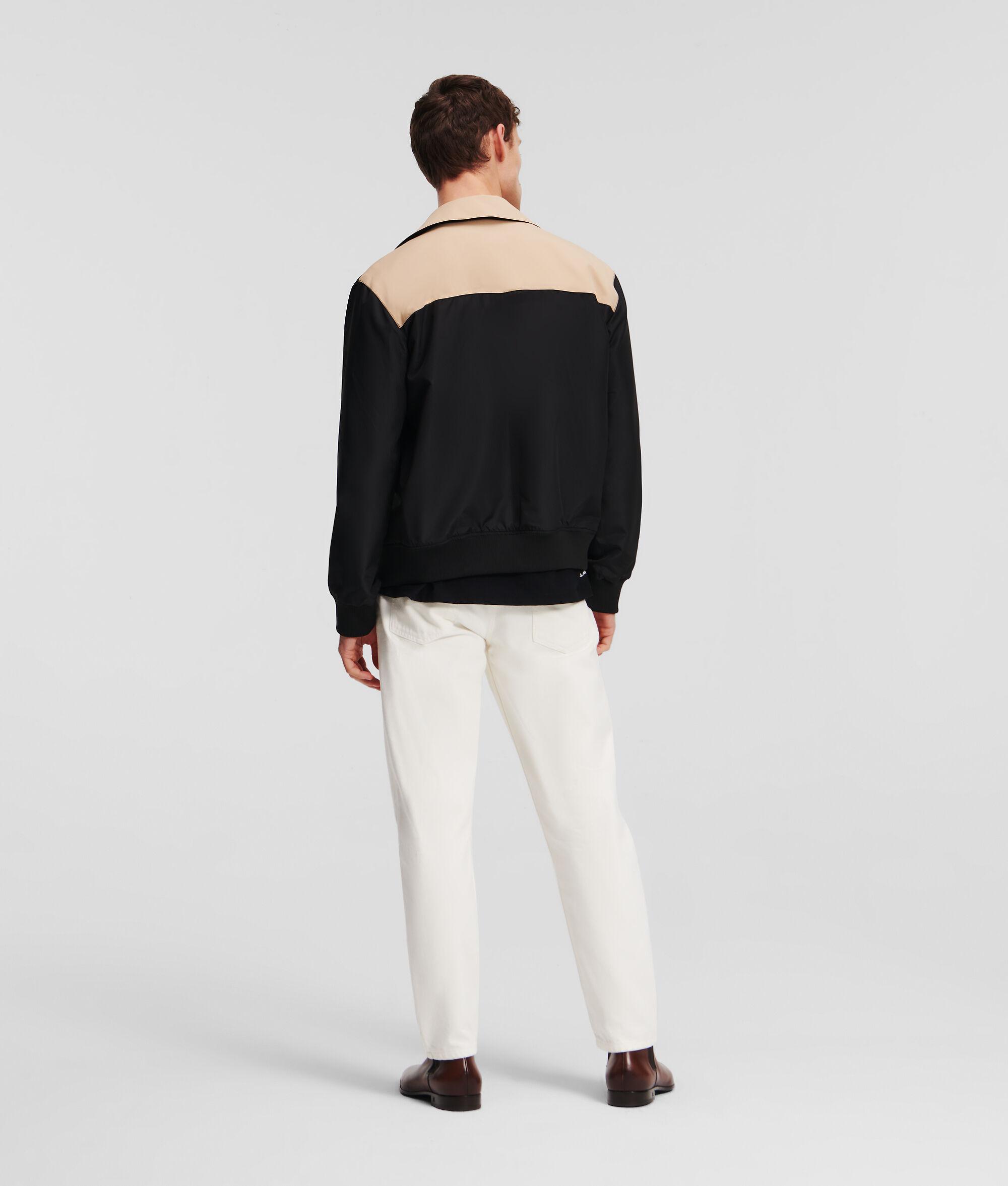 REVERSIBLE COLOR BLOCK BOMBER JACKET Product Image