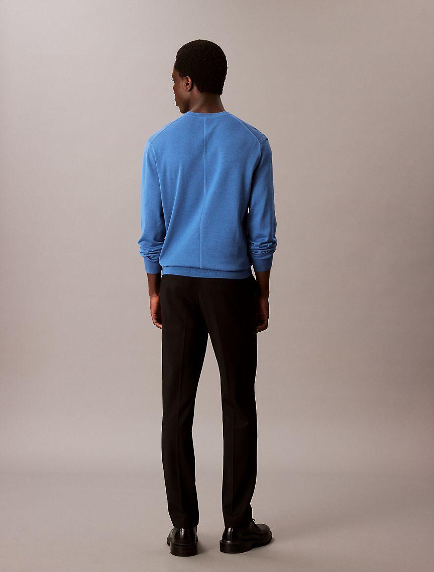 Calvin Klein Mens Supima Cotton Classic Sweater - Neutral Product Image