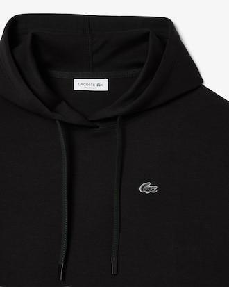 Short Cut Cotton Hoodie Product Image