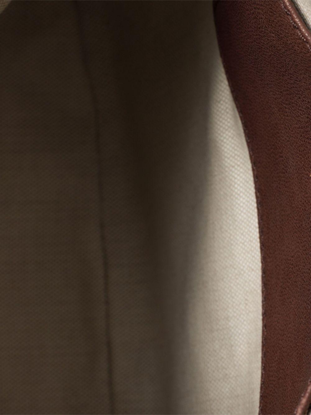 embossed-logo leather pouch Product Image