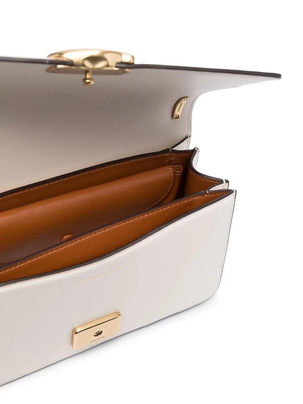 Elevated logo-plaque shoulder bag  Product Image