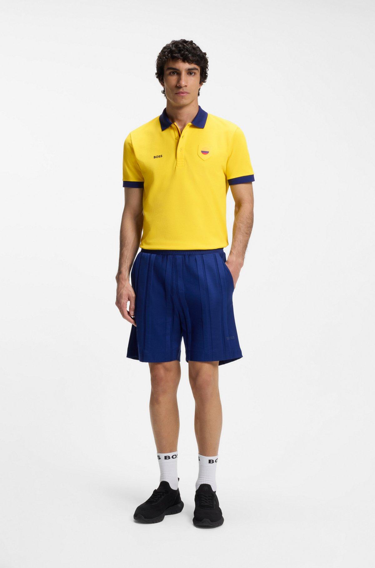 Paddy polo shirt with country flag Product Image