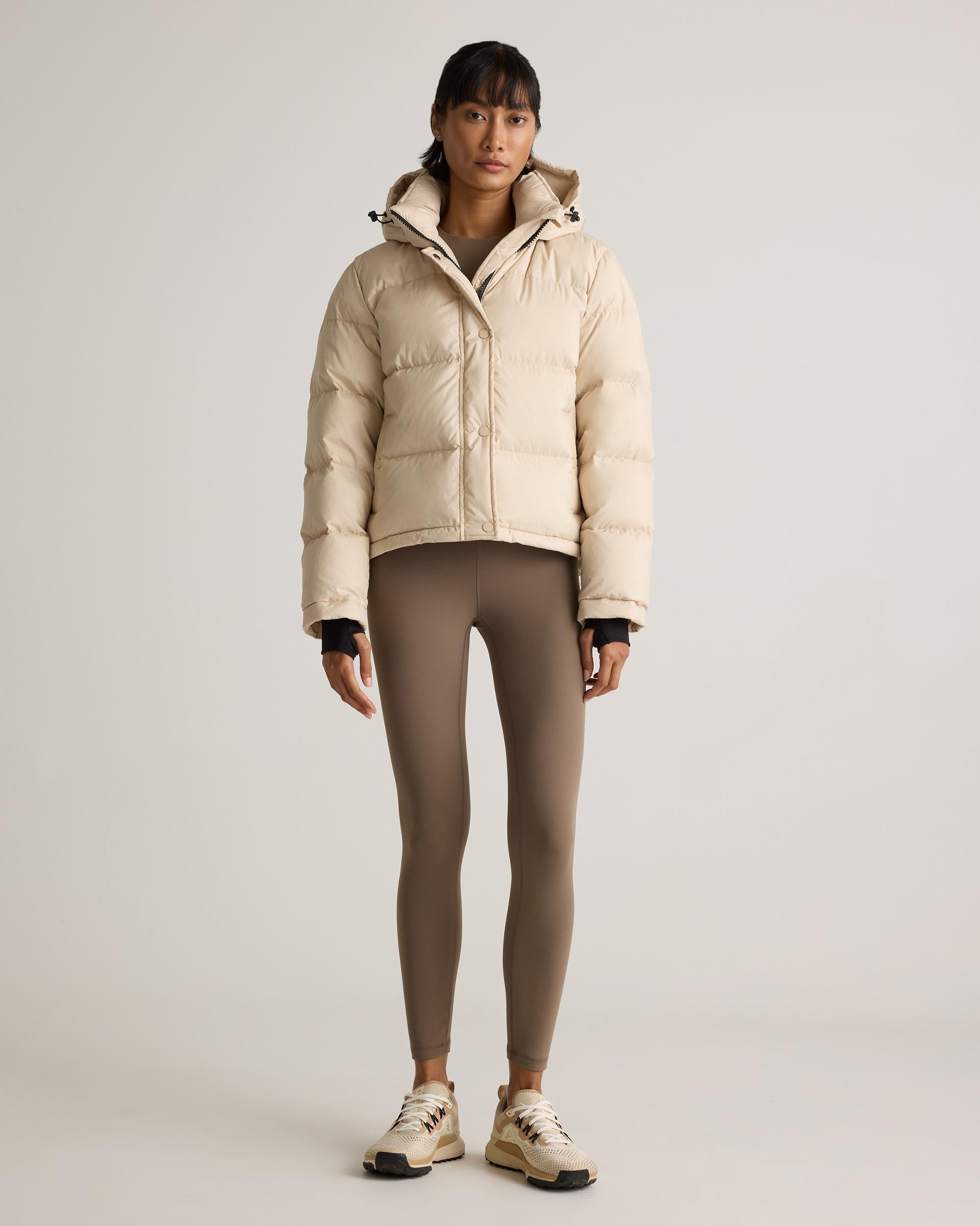 Quince | Women's Responsible Down Cropped Puffer Jacket Recycled Polyester Product Image